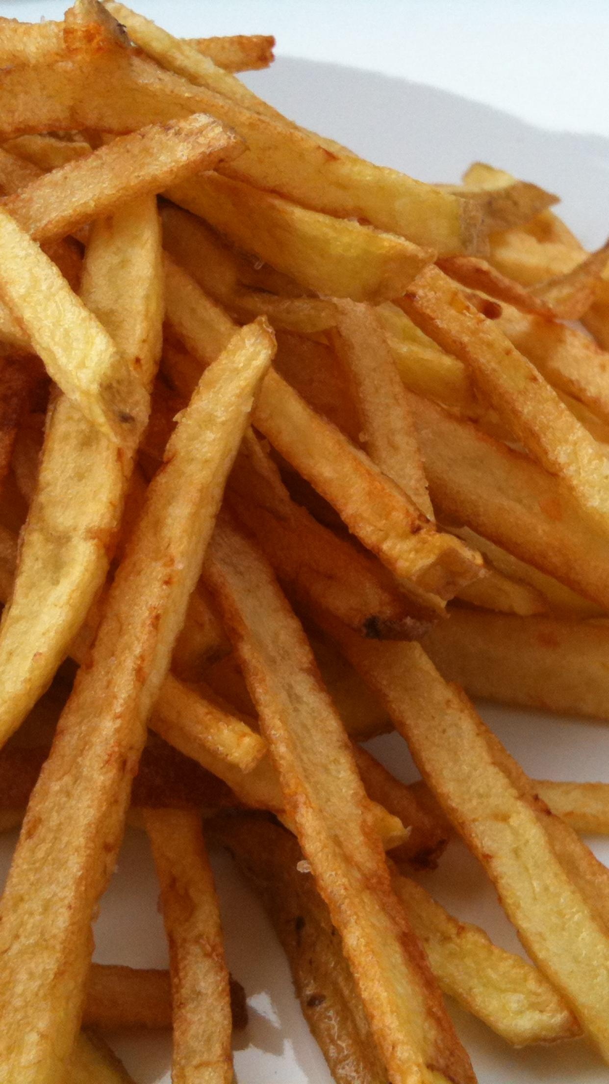 Crispy golden fries, Fast-food classic, Savory snack, Fried potatoes, 1250x2210 HD Phone