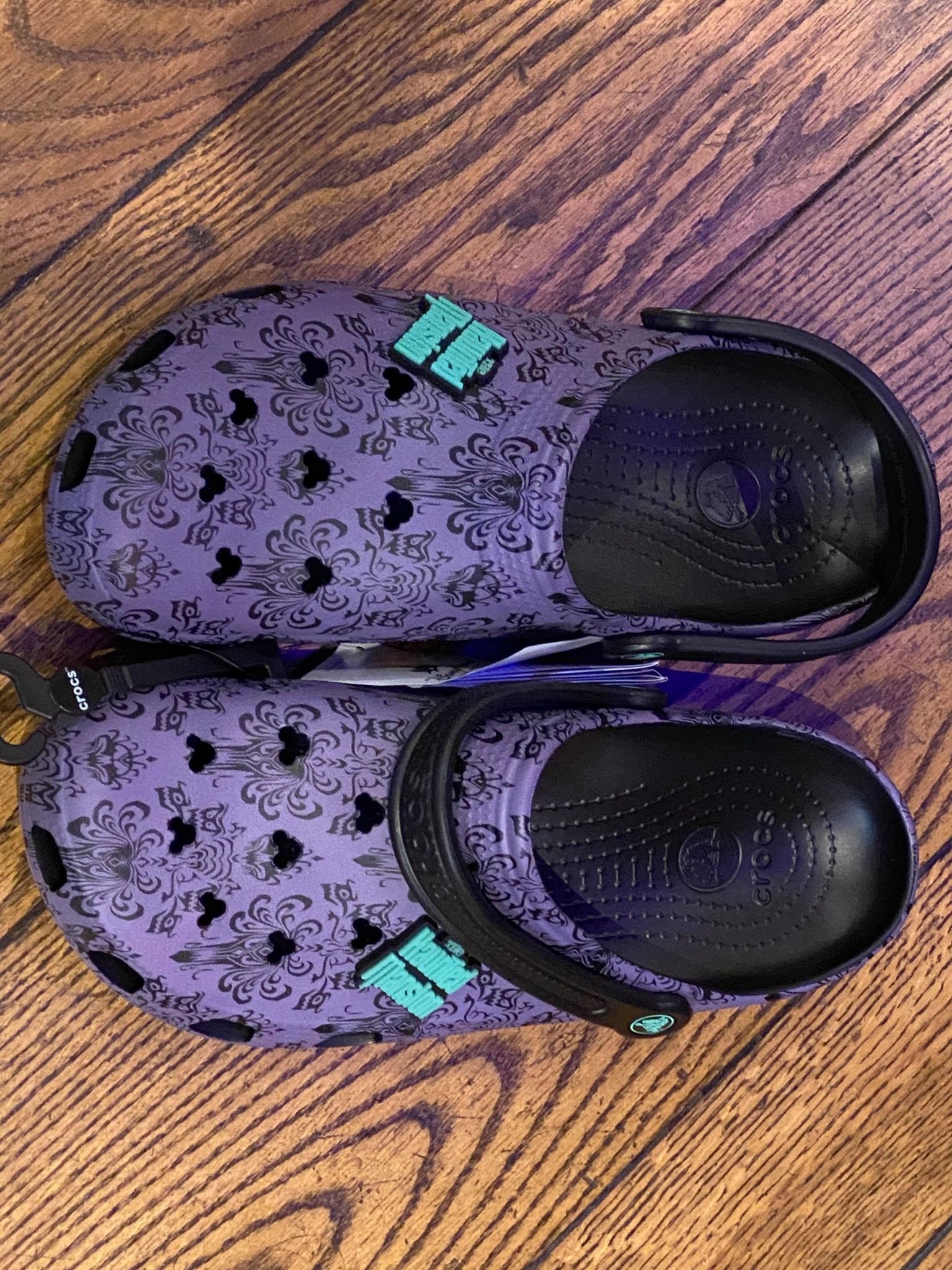 Luna's Crocs, Cute shoes, Frightfully delightful, Haunted mansion, 1540x2050 HD Phone