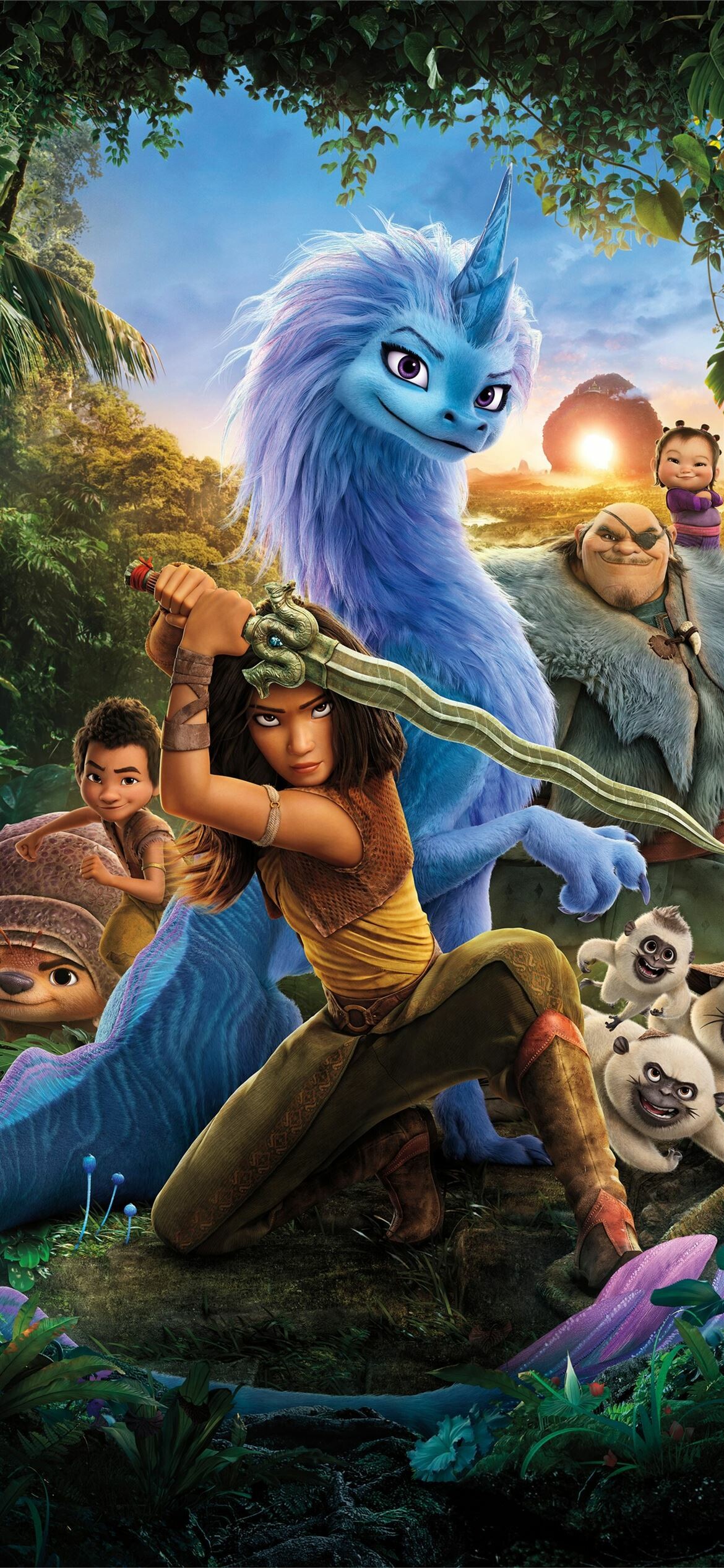 Raya and the Last Dragon, iPhone 12, HD wallpapers, 1170x2540 HD Phone