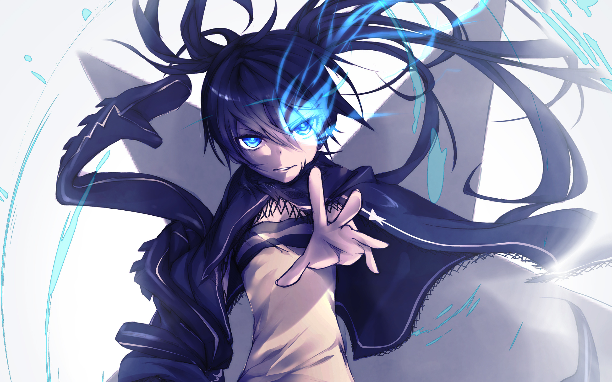 Black Rock Shooter, Anime protagonist, High-definition wallpapers, Striking visuals, 2560x1600 HD Desktop