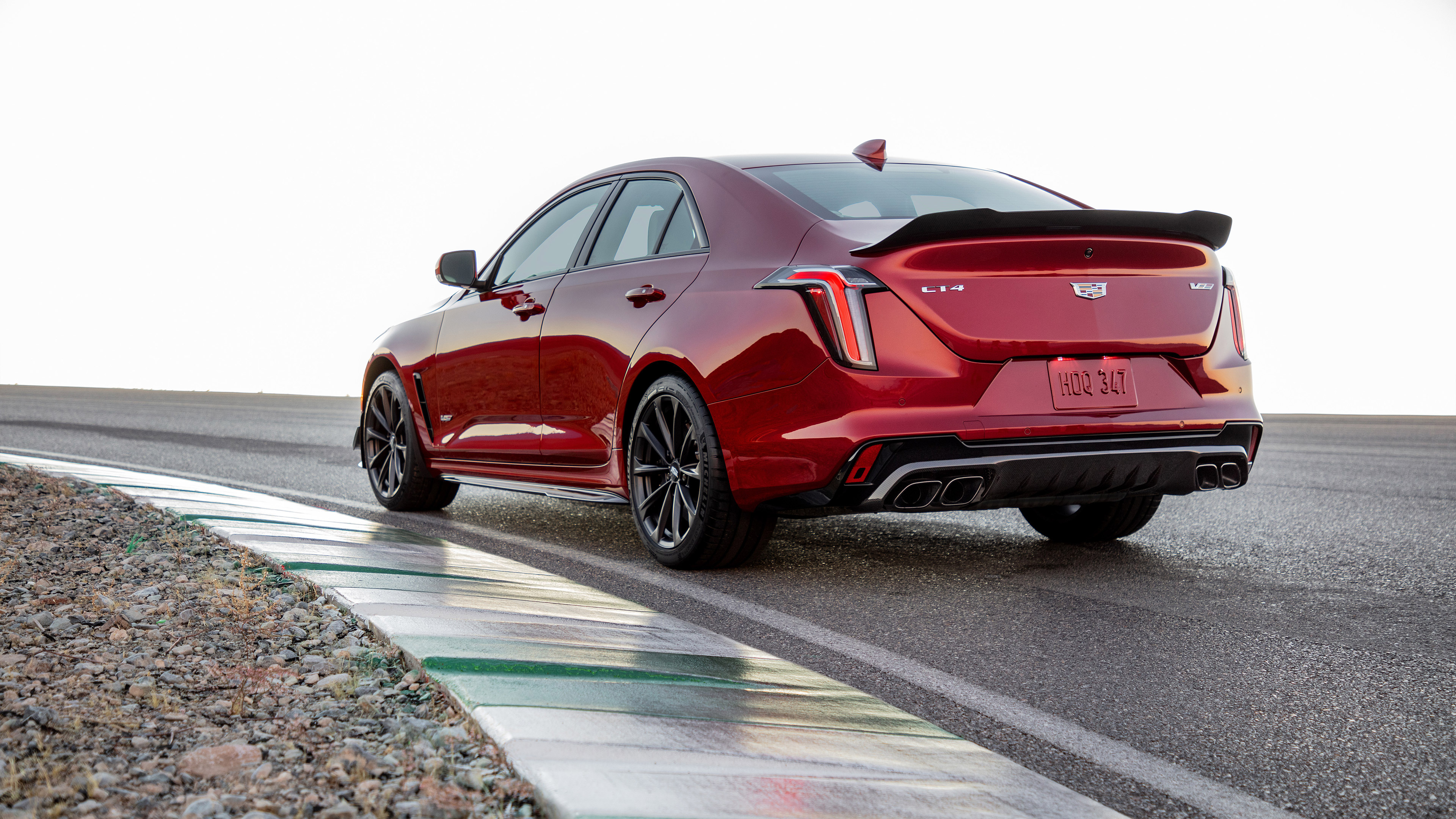 CT4 Back View, Cadillac Wallpaper, 3840x2160 4K Desktop