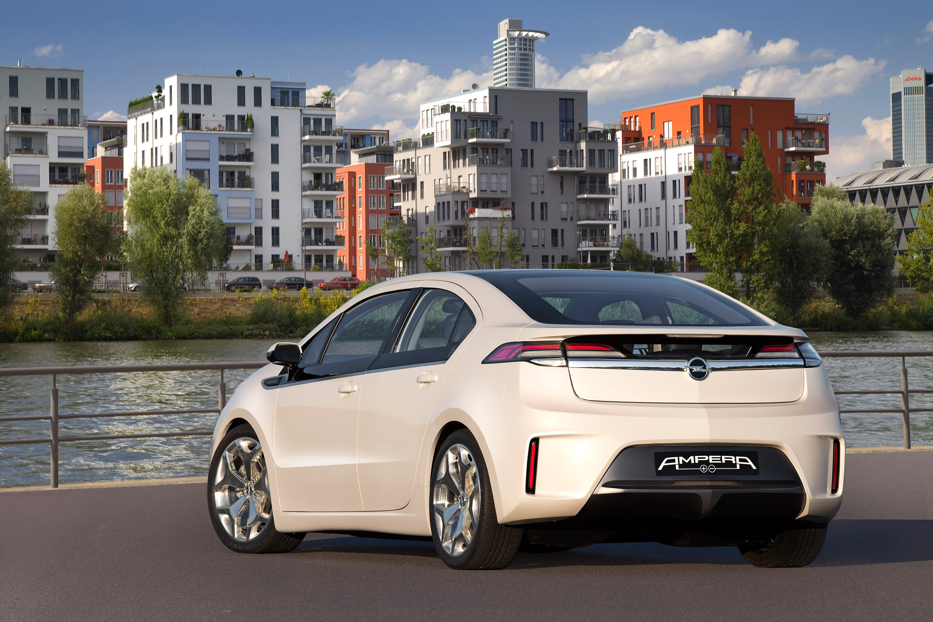 Opel Ampera, Fuel-efficient car, HD picture, Unique design, 3000x2000 HD Desktop