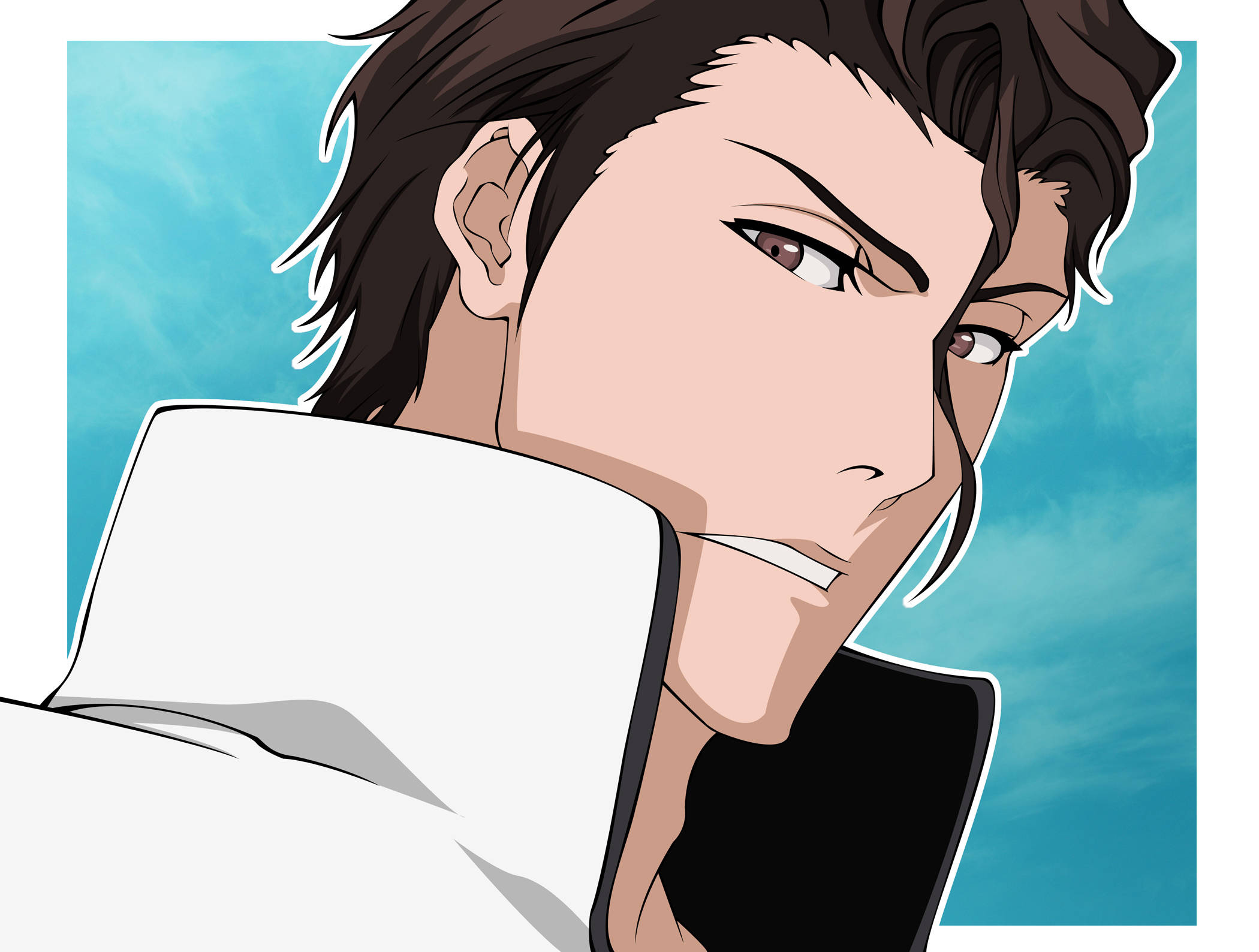 Sosuke Aizen, Bleach, Arrancar high-collar coat, HD Desktop wallpaper