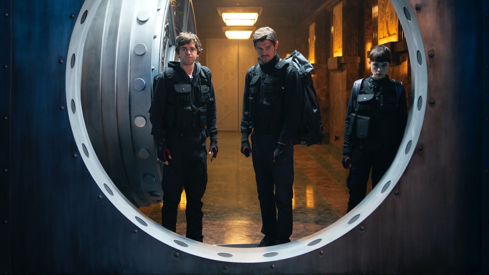 The Vault movie, Starring Famke Janssen, Freddie Highmore, Sam Riley, 1920x1080 Full HD Desktop