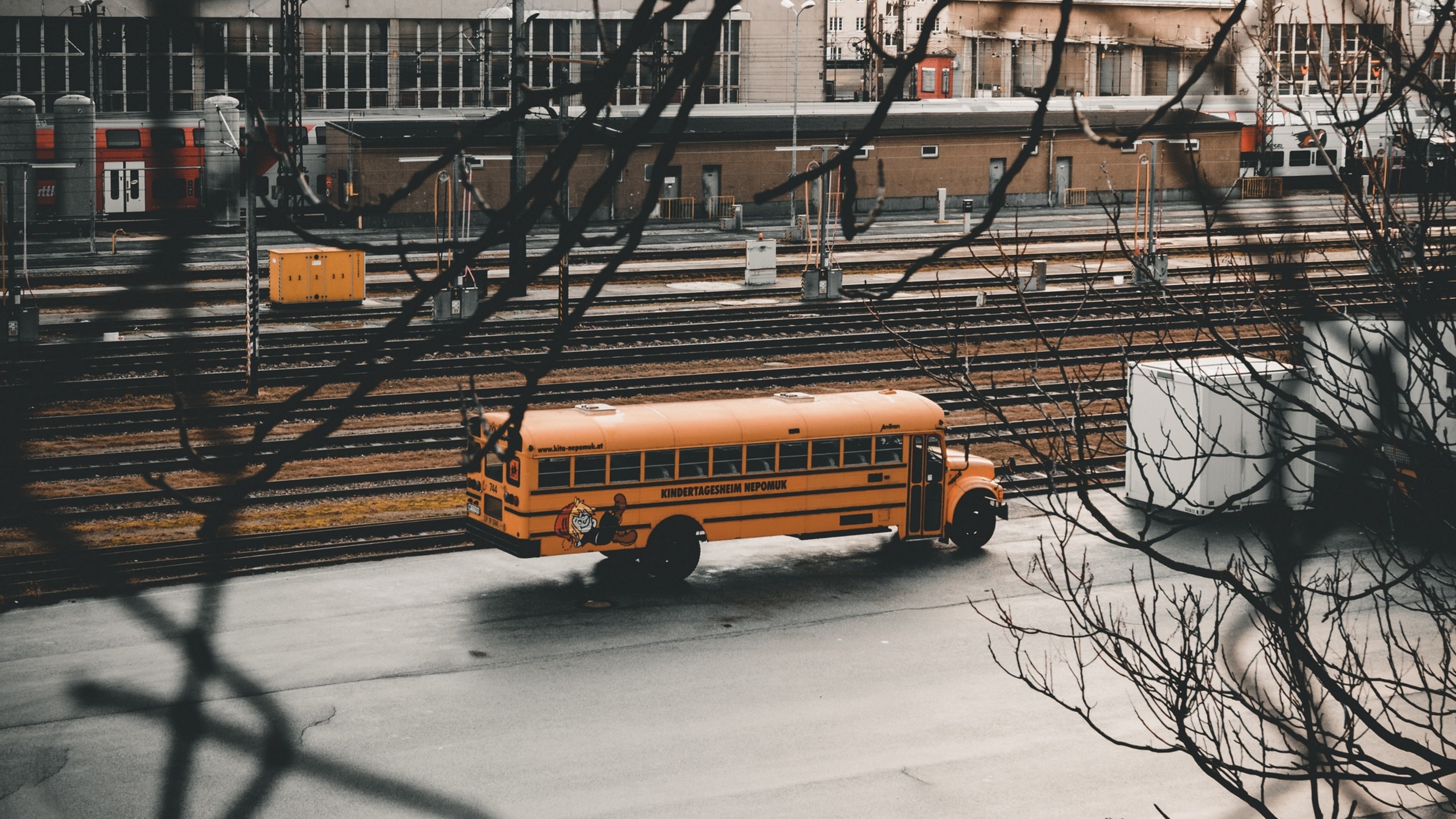 School Bus, Bus Wallpaper, 3840x2160 4K Desktop