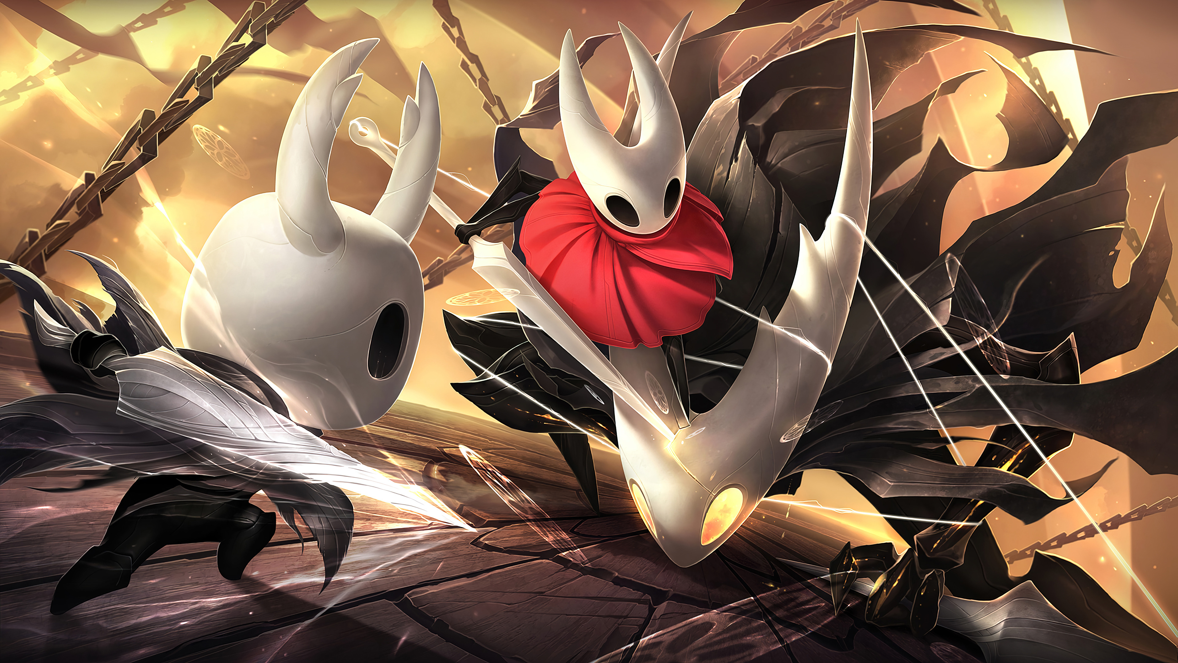 The Knight, Hornet, The Hollow Knight, 4K Desktop wallpaper