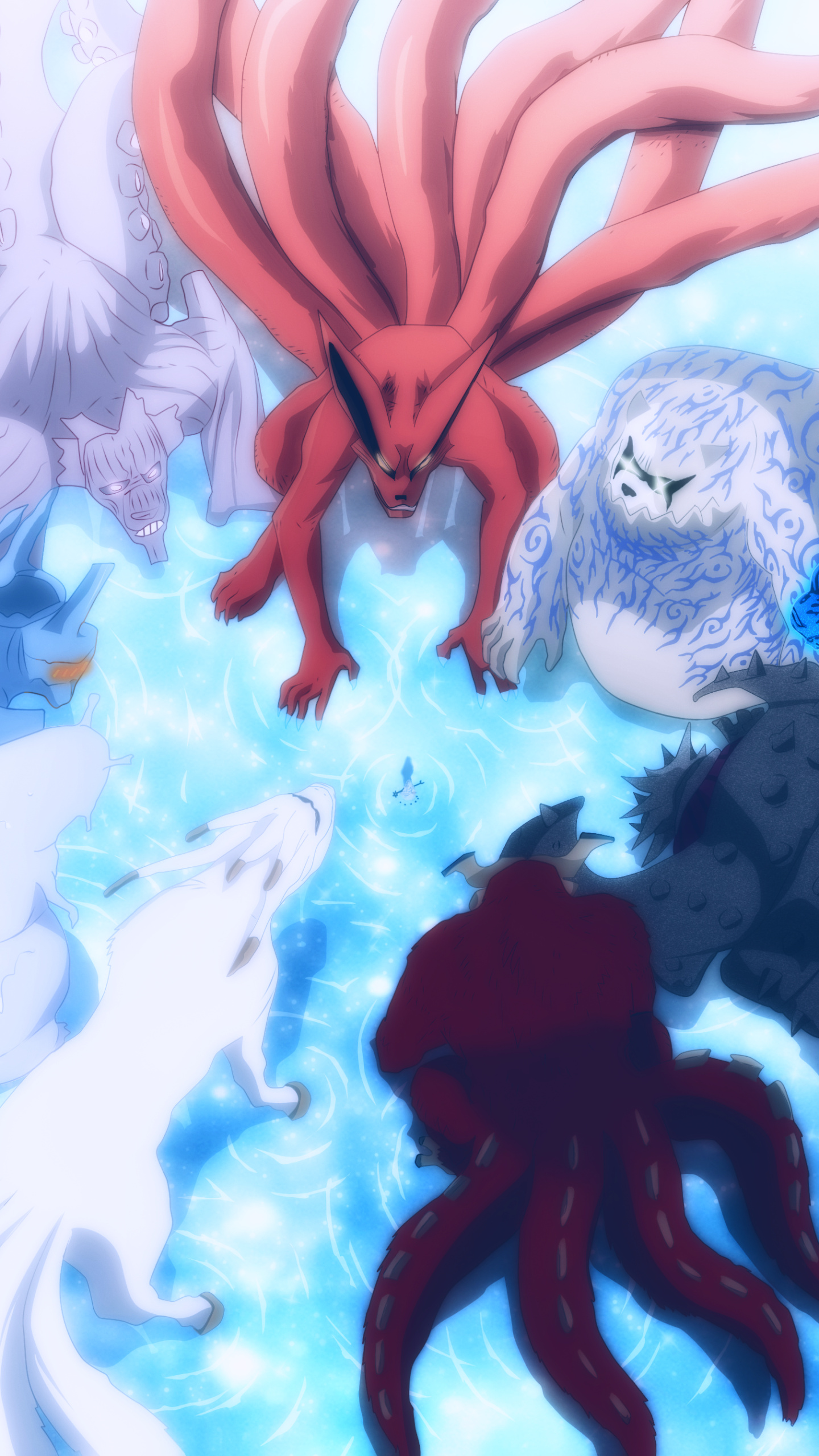 Tailed Beasts, Naruto anime, Anime Naruto wallpaper, 1440x2560 HD Phone