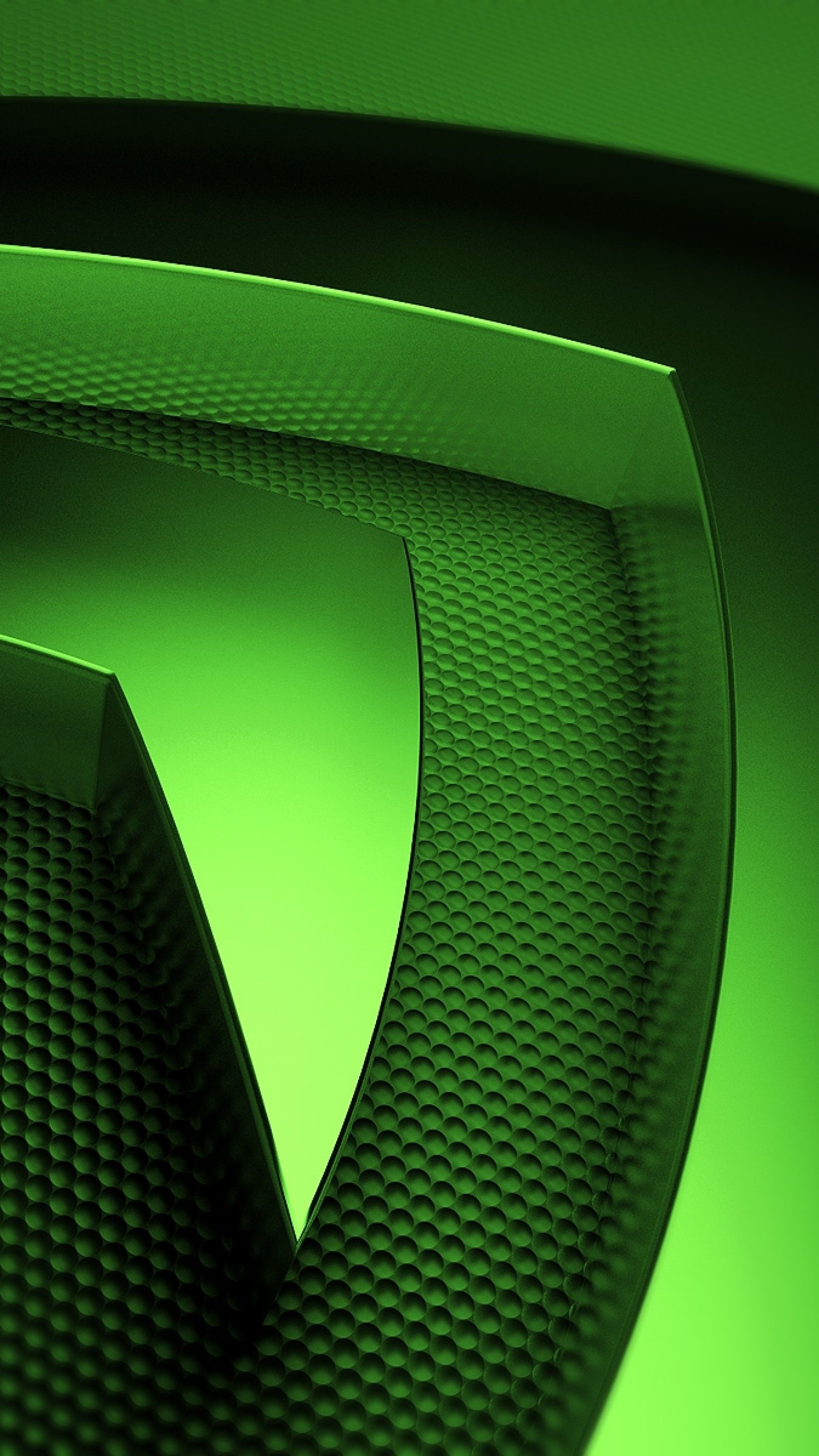 Nvidia, Green symbol, Cool wallpapers, 2160x3840 4K Phone