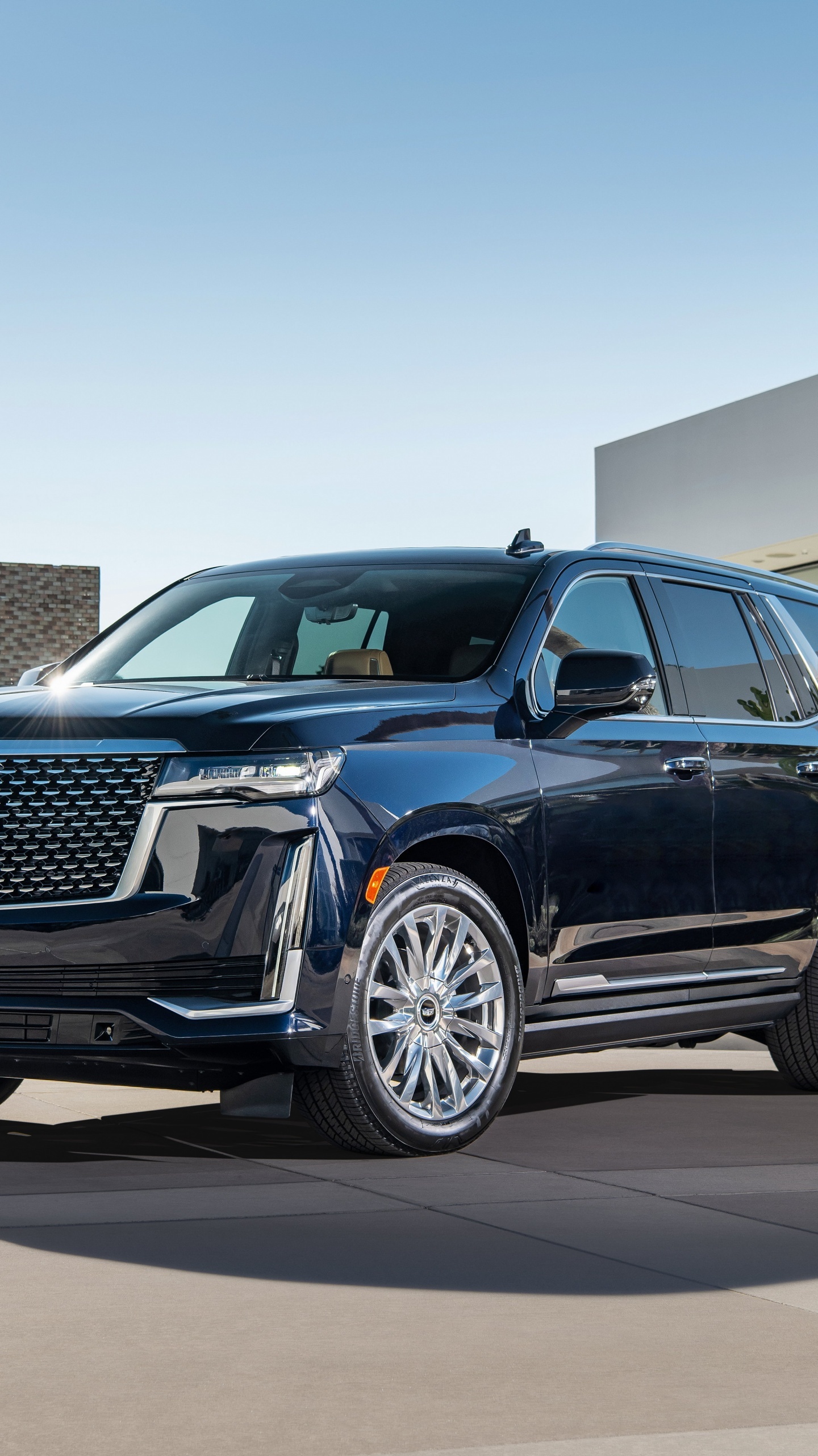 Cadillac Escalade, Luxury SUV, Exquisite design, Cutting-edge features, 1440x2560 HD Phone