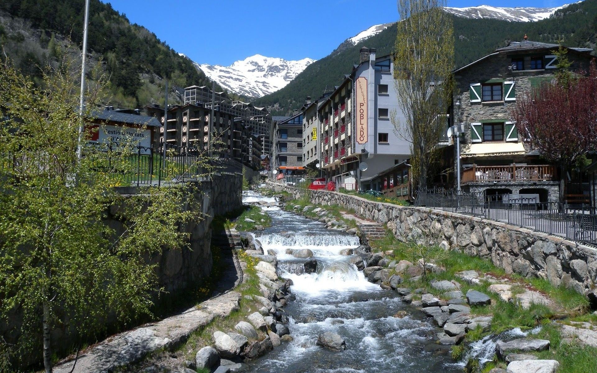 Arinsal village, Scenic photos, Cool places to visit, Natural wonders, 1920x1200 HD Desktop