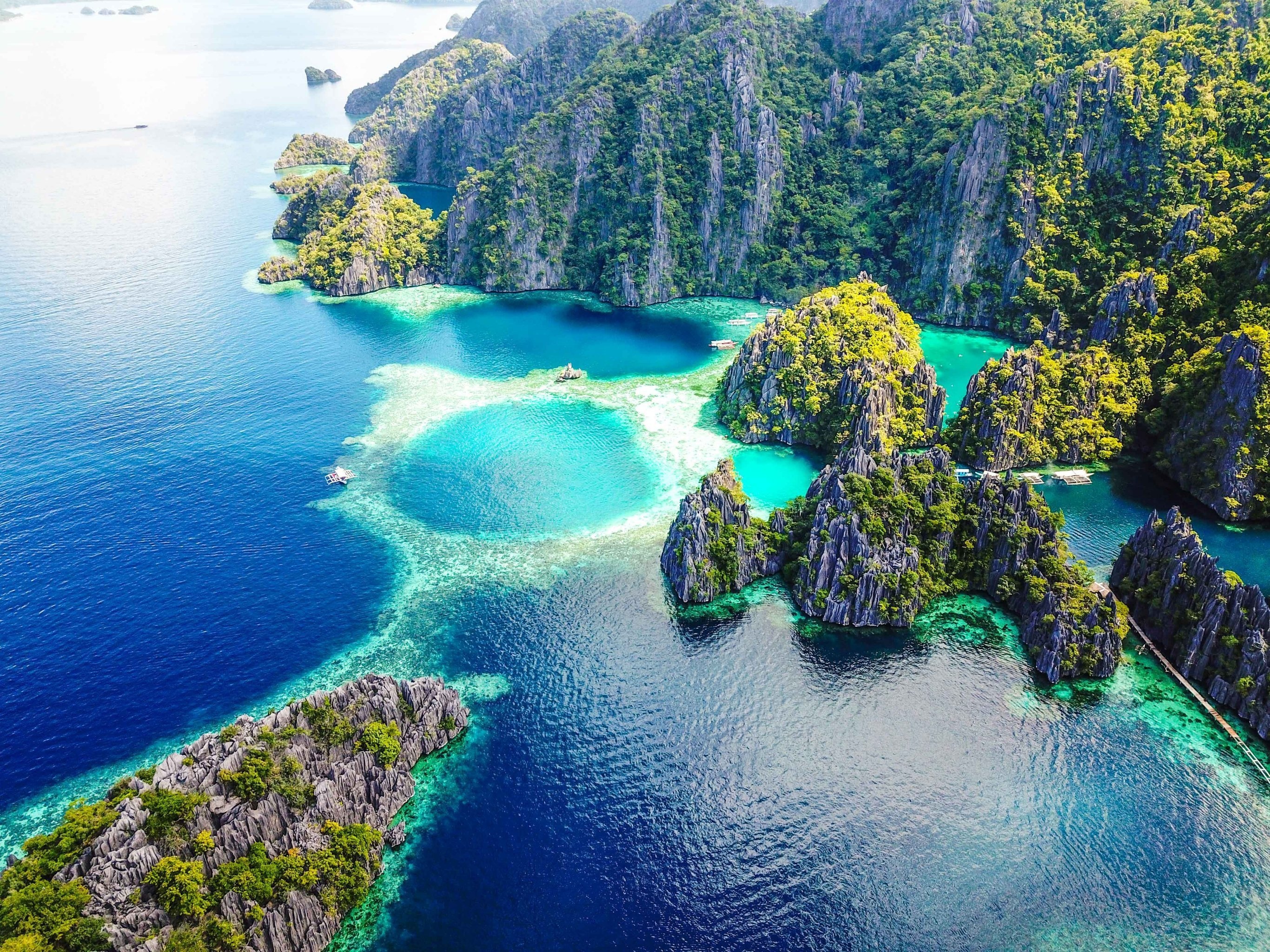 Twin Lagoon, Palawan Wallpaper, 2740x2050 HD Desktop