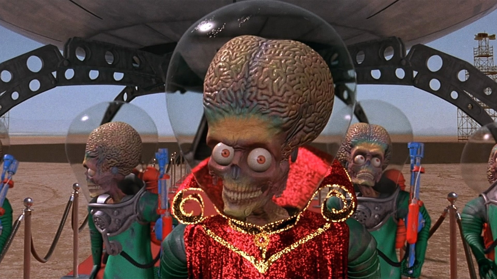 Mars Attacks!, Movie backdrops, Alien invasion, Sci-fi comedy, 1920x1080 Full HD Desktop