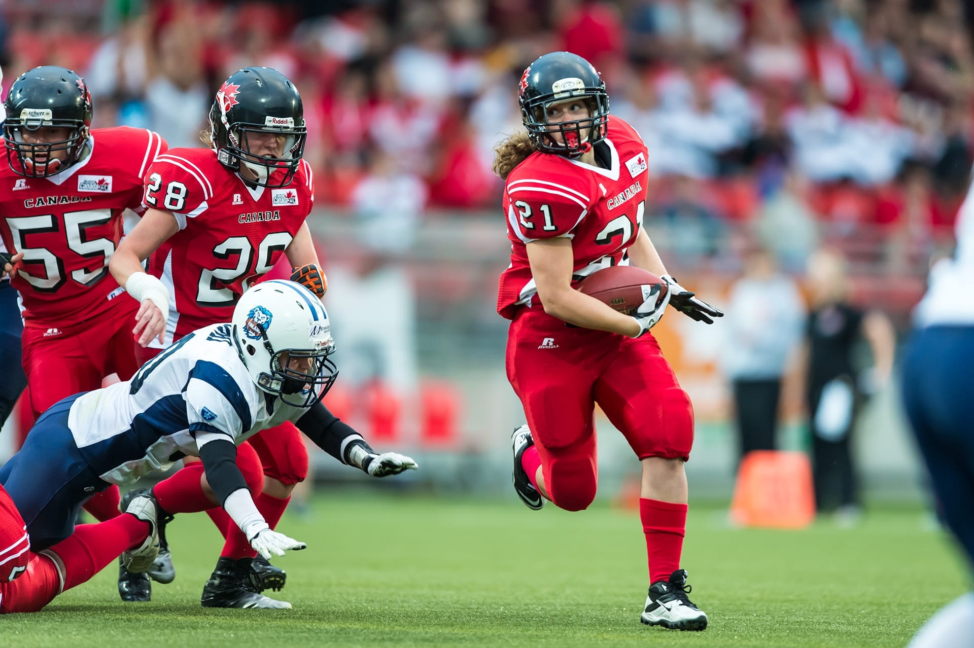 Football Canada, Playground to stadium, Game of skill, Athletic action, 1920x1280 HD Desktop