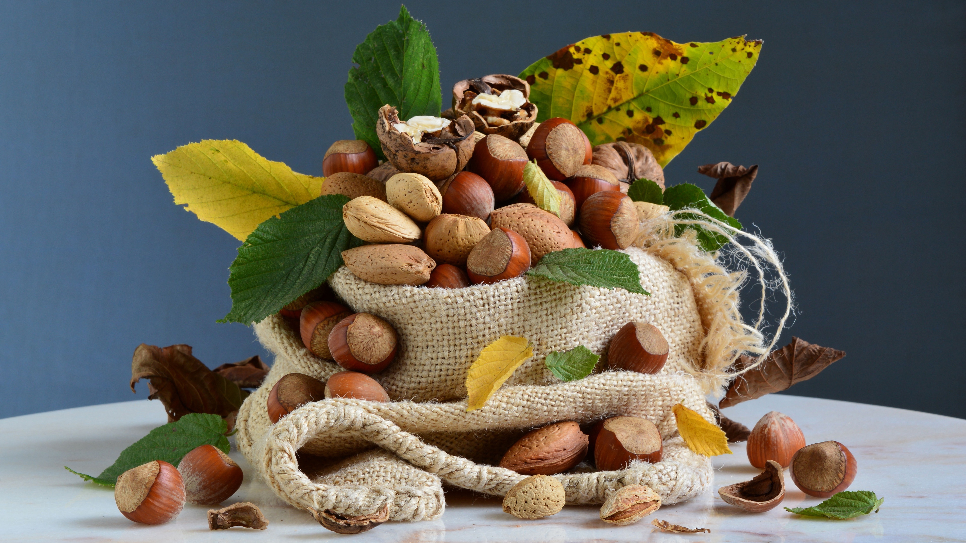 Gourmet nuts, 4K ultra, Nutty delight, Delicious and healthy, 3840x2160 4K Desktop