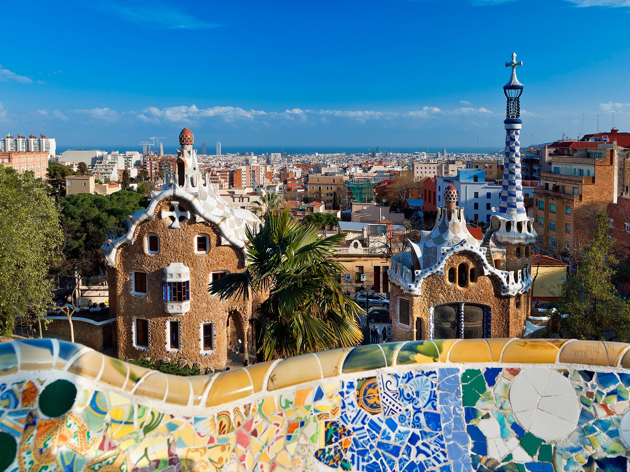 Parc Guell, Beautiful buildings, Cond Nast Traveler, 2050x1540 HD Desktop