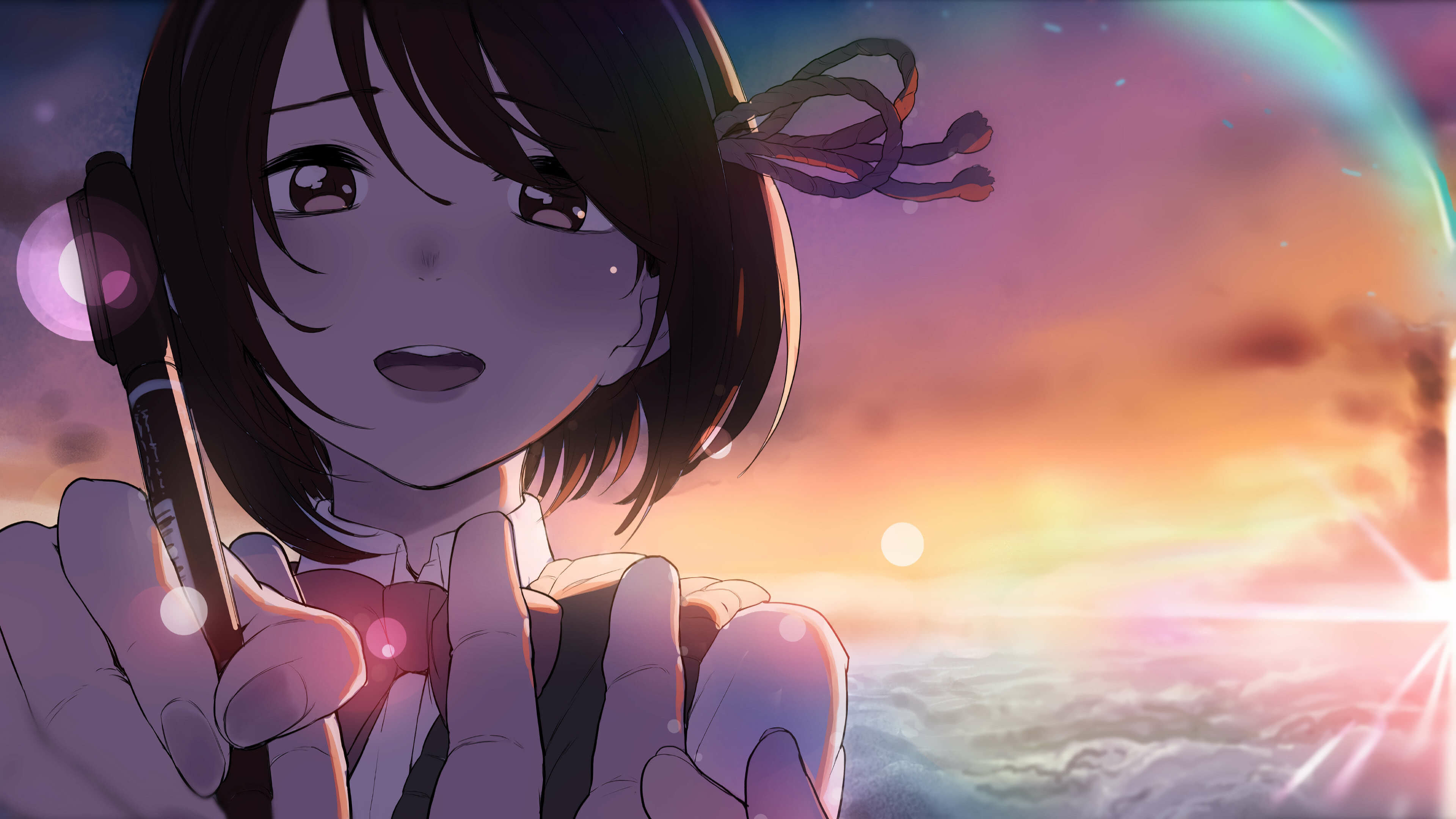 Mitsuha Miyamizu, Your Name Wallpaper, 3840x2160 4K Desktop