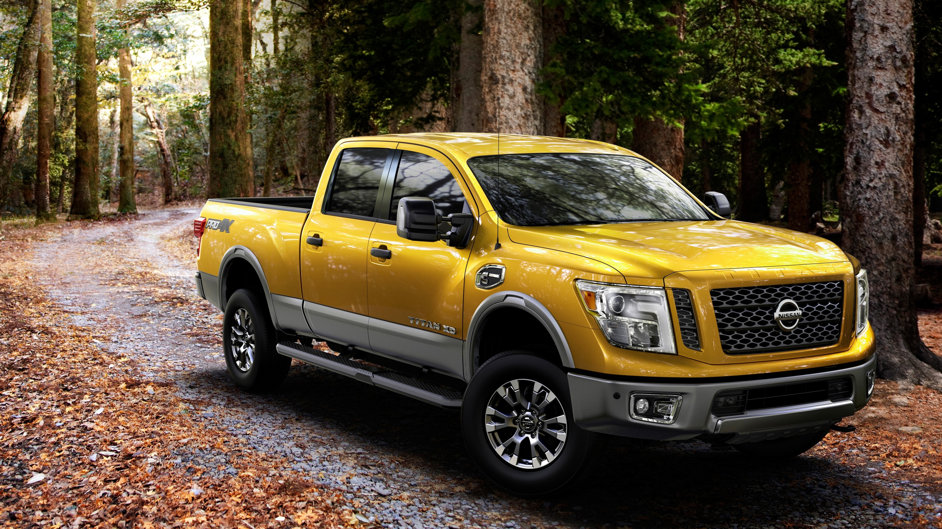 Nissan Titan pickup, SUV yellow, 2016 model, Page 9, 3840x2160 4K Desktop