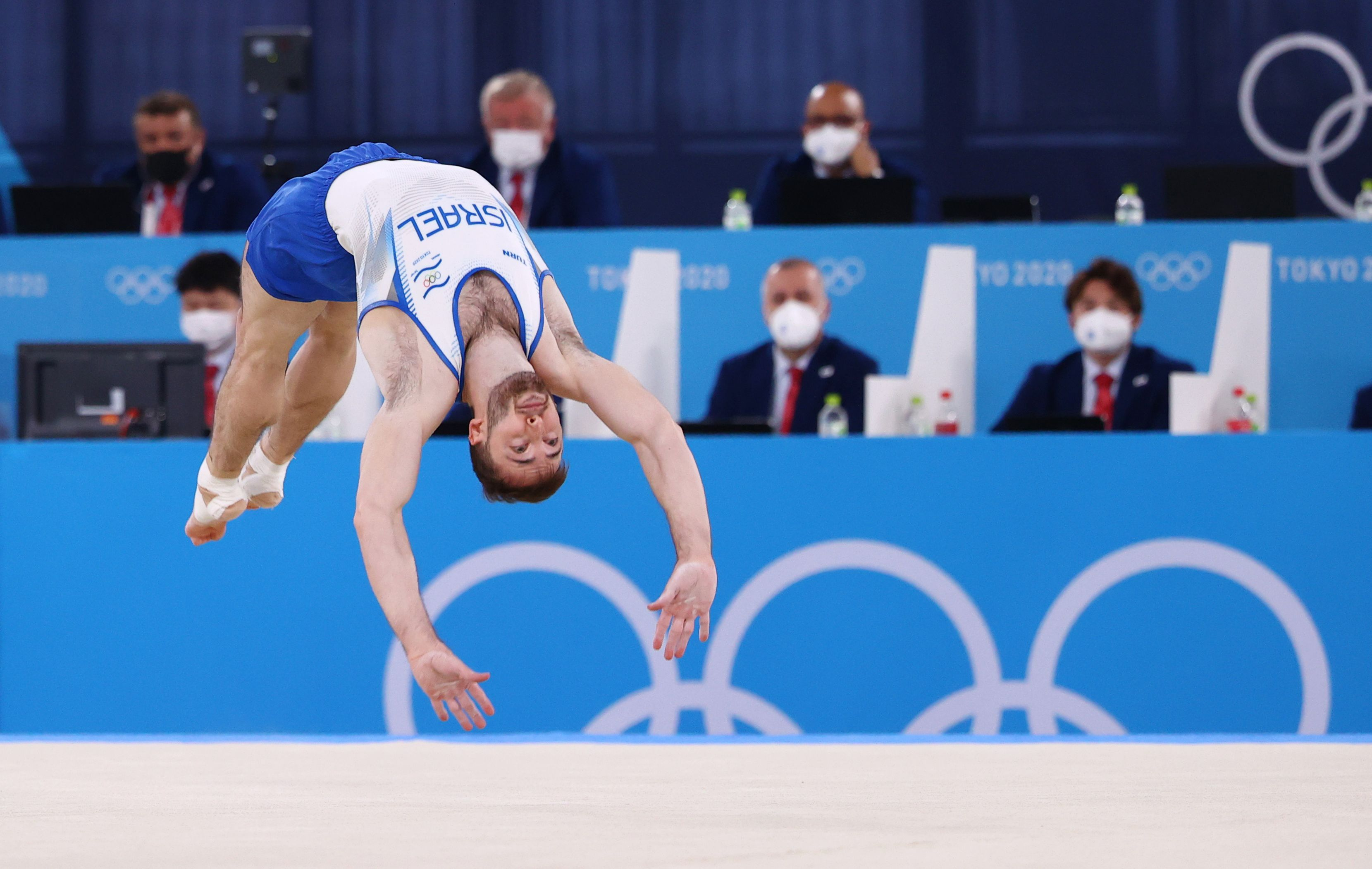 Artistic Gymnastics, Artem Dolgopyat, Floor gold, Tiebreaker, 3320x2110 HD Desktop