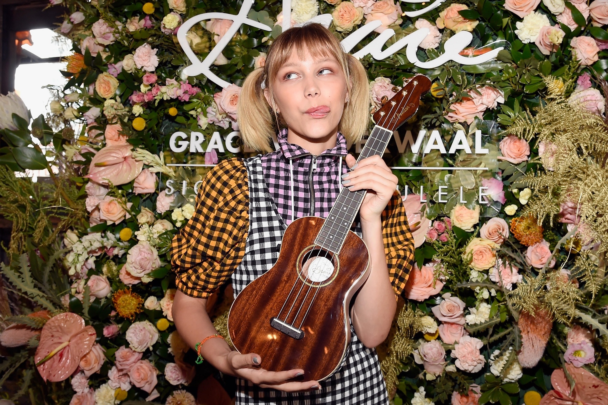 Grace VanderWaal, America's Got Talent winner, Disney movie, Pug puppy, 2000x1340 HD Desktop