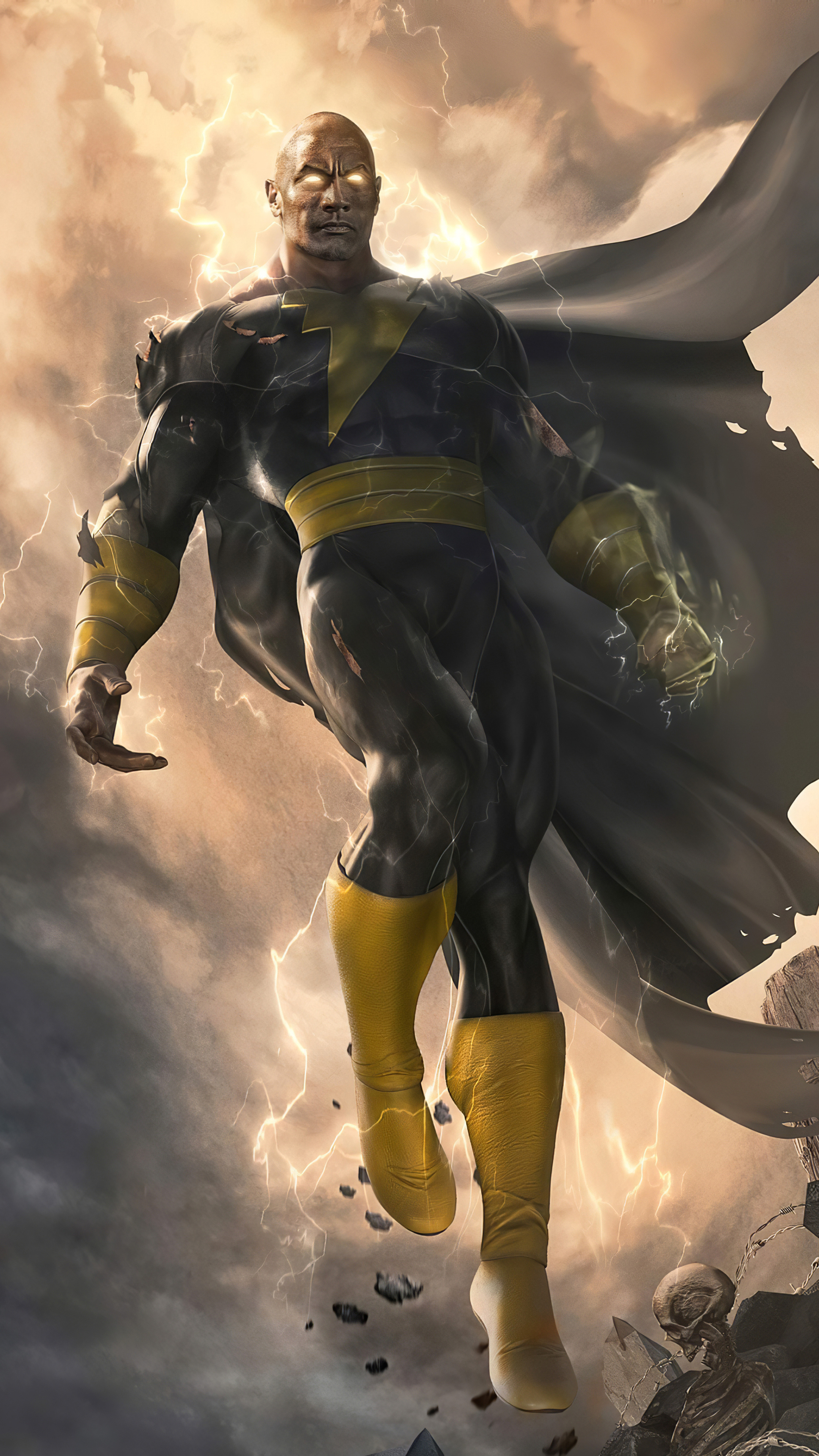 Black Adam, Dwayne Johnson, Sony Xperia X XZ Z5 Premium HD, Wallpapers images backgrounds, 2160x3840 4K Phone