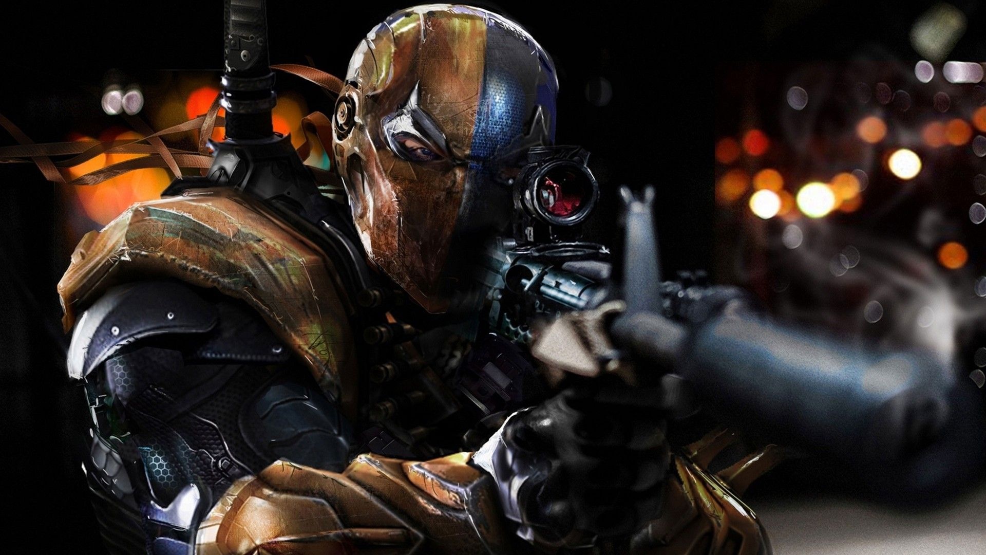 Deathstroke, DC, Wallpaper, Hero, 1920x1080 Full HD Desktop