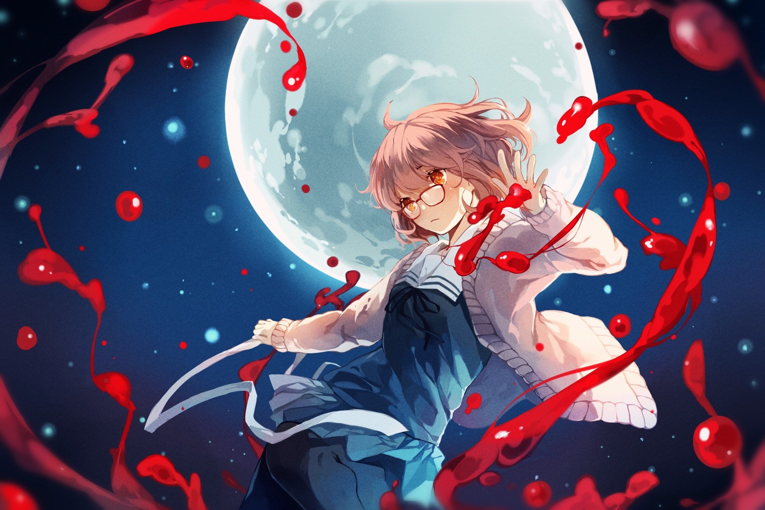 Beyond the Boundary Anime, Mysterious fantasy, Supernatural powers, Dramatic storyline, 2480x1660 HD Desktop