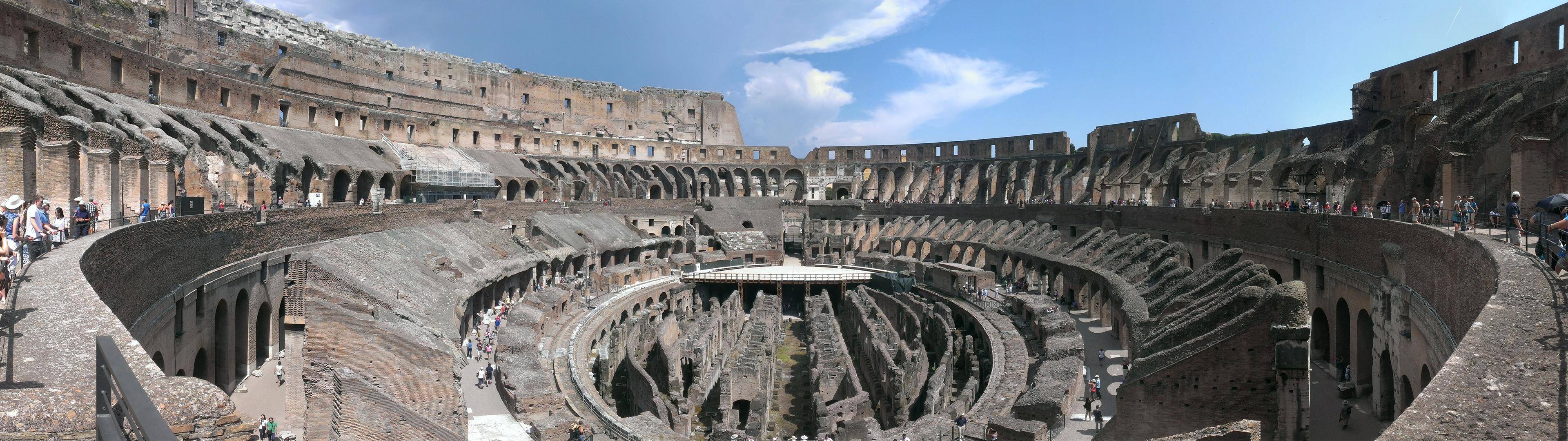 Multiwall request, Colosseum colors, Purple theme, Wallpaper matching, 3840x1080 Dual Screen Desktop