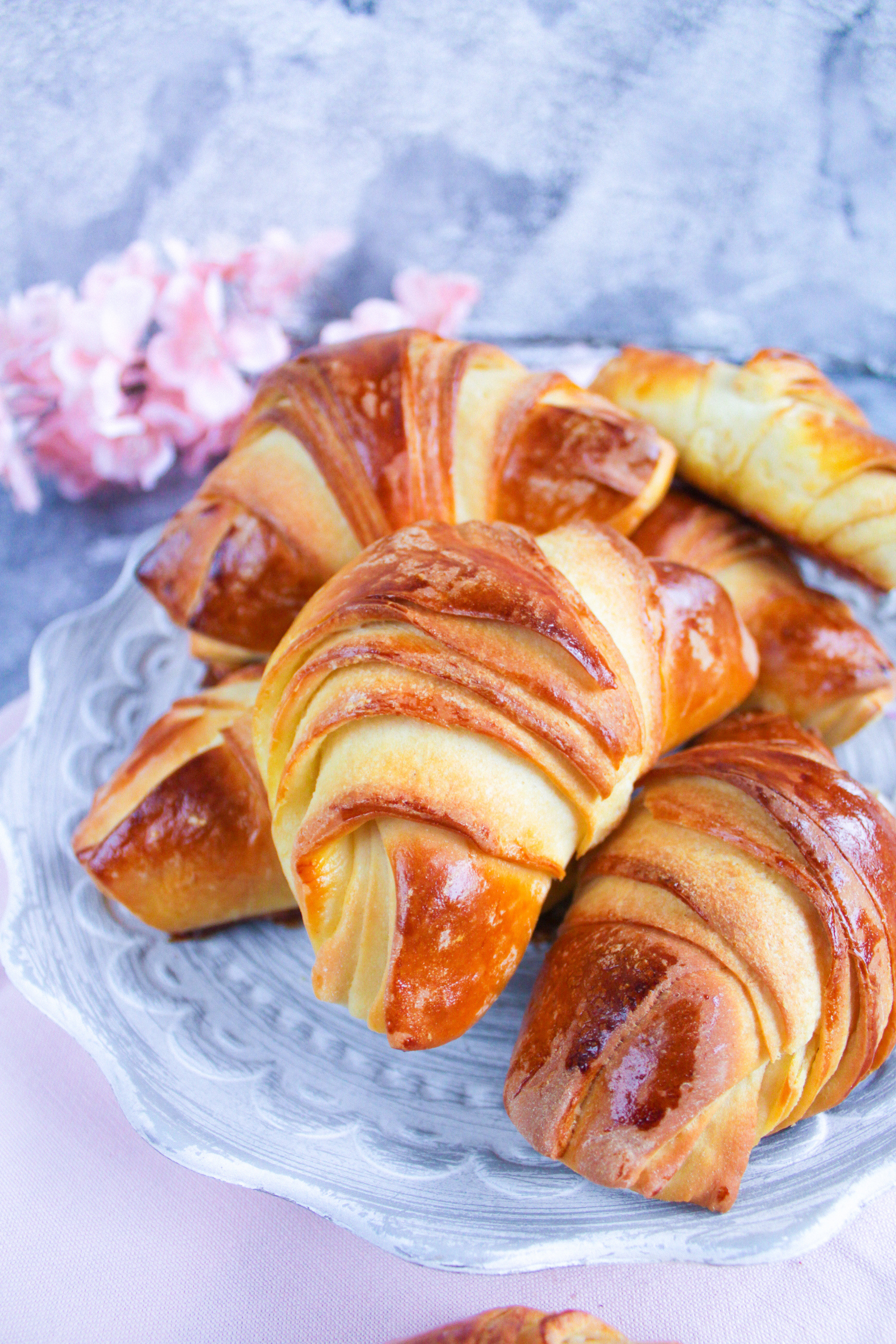 Croissants made with love, Thermomix recipe, Baking with heart, Irresistible aroma, 1710x2560 HD Phone