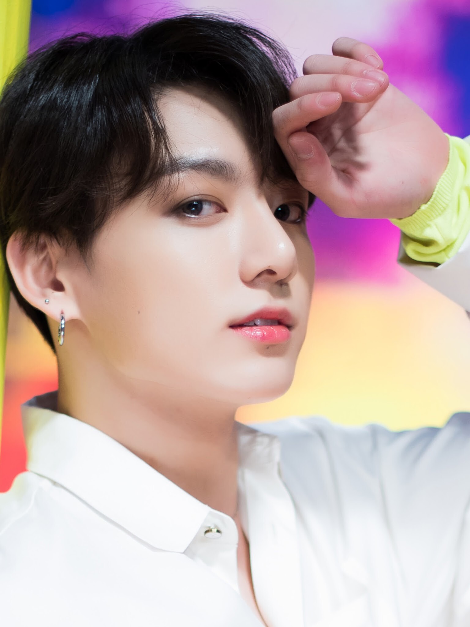 Jeon Jungkook, BTS member, Boy with Luv concept, 4K wallpaper, 1540x2050 HD Phone