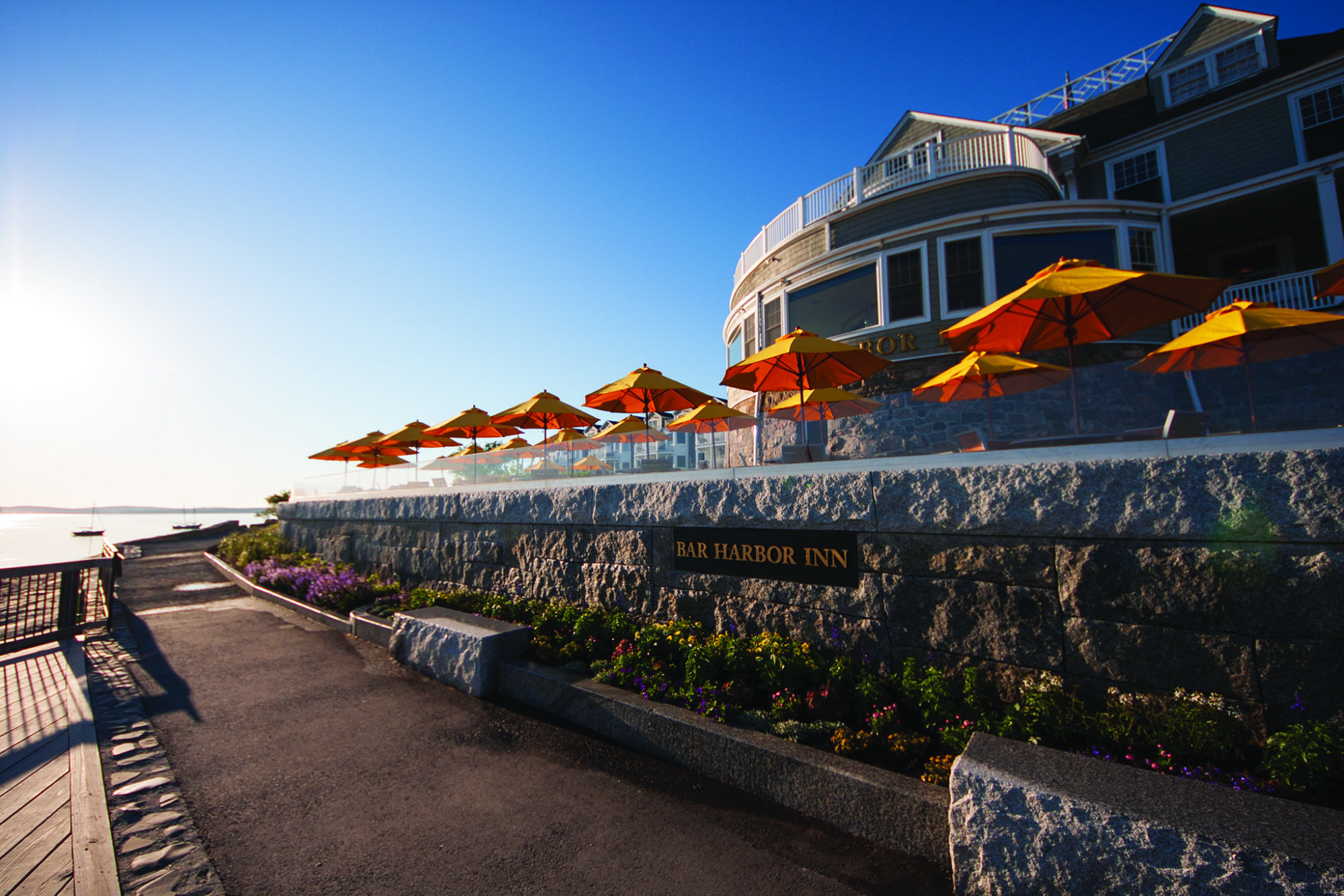 Bar Harbor, Maine, Waterfront dining, Acadia Inn, 2000x1340 HD Desktop
