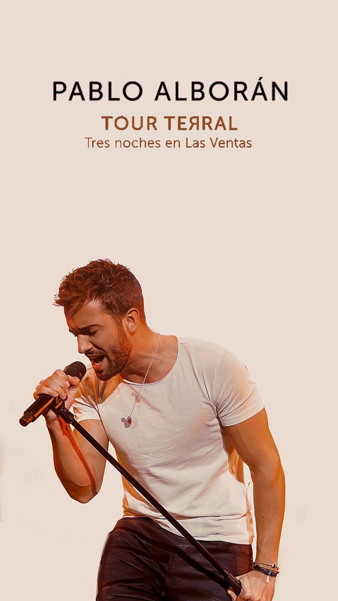 Pablo Alboran, Terral tour, Wallpaper for 2021, Love in full bloom, 1080x1920 Full HD Phone