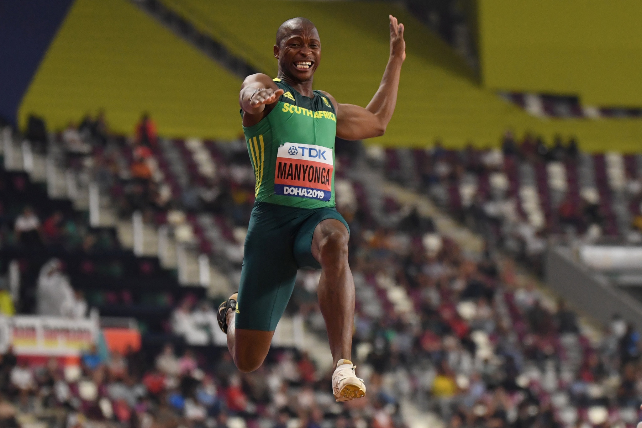 Luvo Manyonga, Whereabouts failure, Long jump suspension, Athletic setback, 2050x1370 HD Desktop