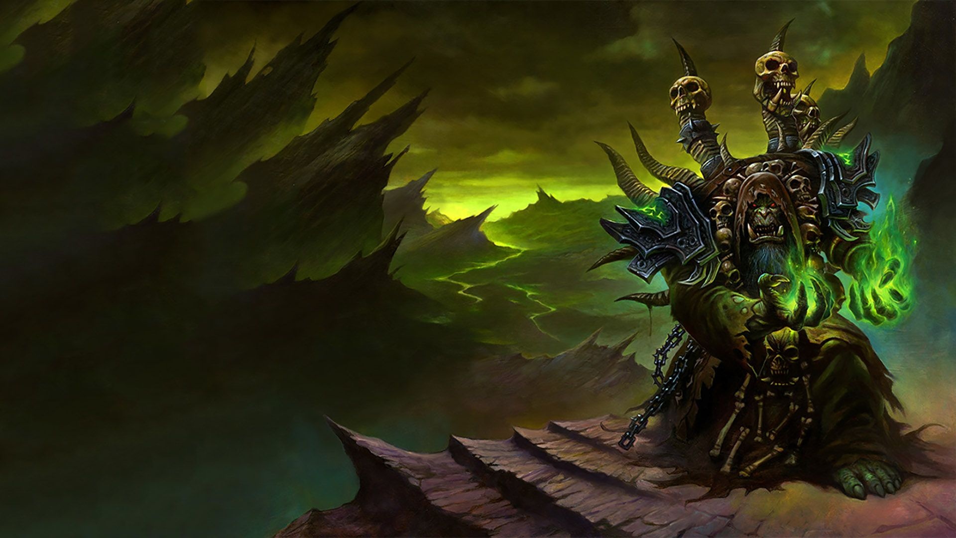 World of Warcraft, Horde wallpaper, Fantasy game art, Epic battles await, 1920x1080 Full HD Desktop