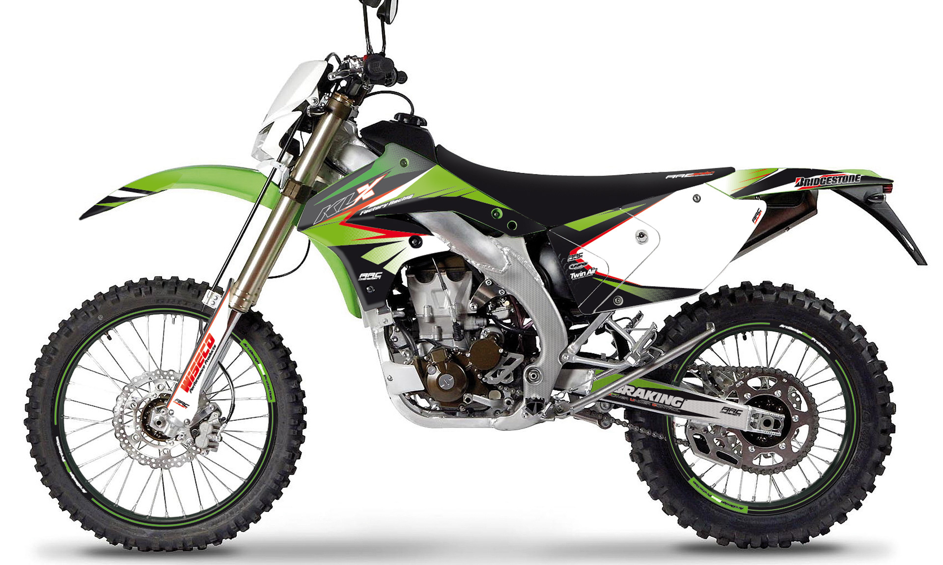 Kawasaki KLX450R, Off-road bike, Powerful engine, Aggressive stance, 1920x1160 HD Desktop