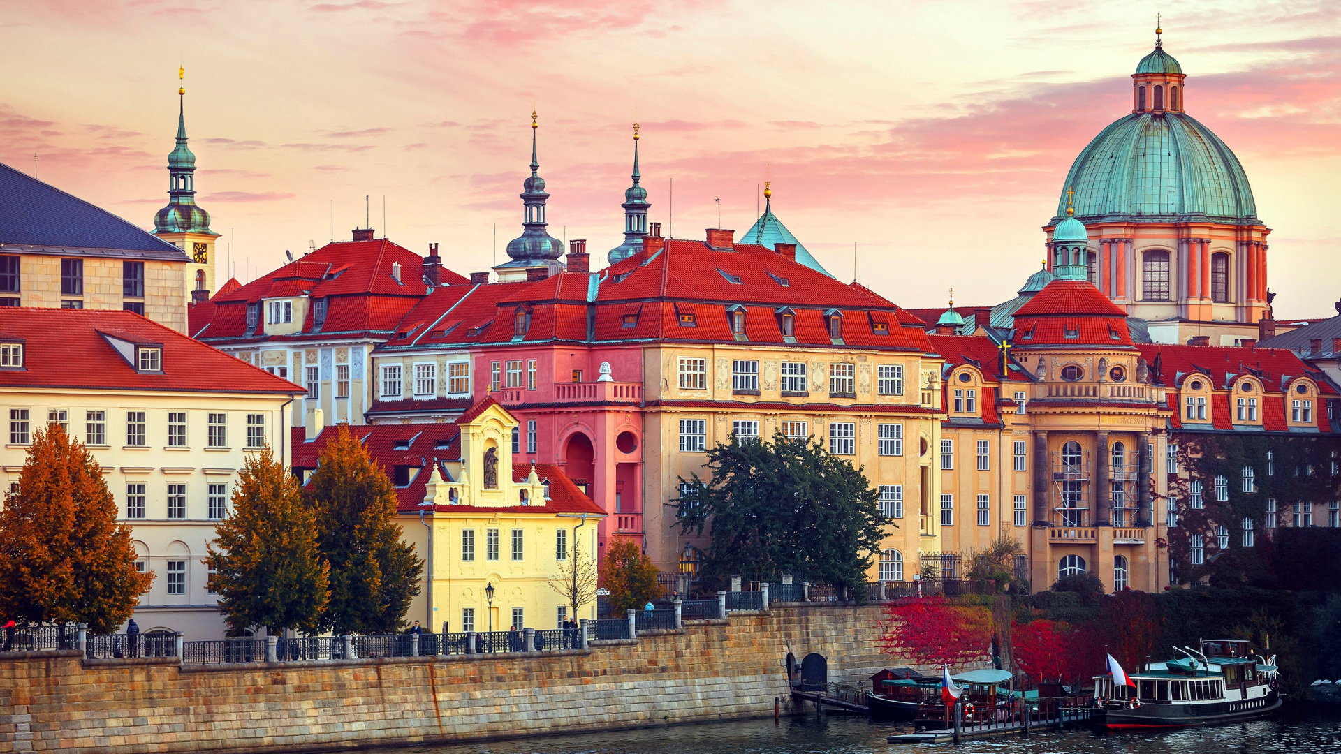 City by the river, Baroque splendor, Gothic masterpieces, Prague's magic, 1920x1080 Full HD Desktop