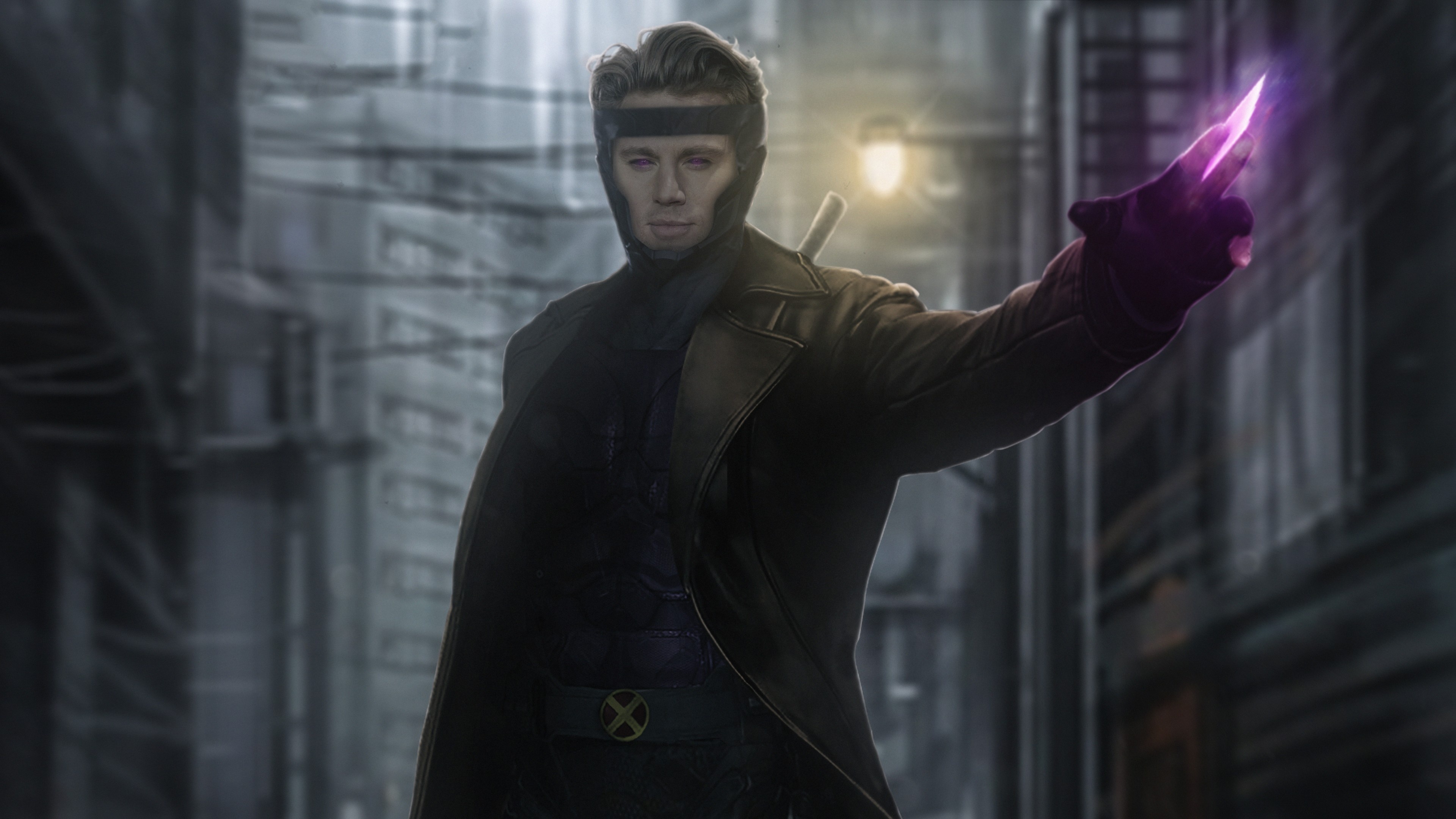 Channing Tatum, Gambit (Marvel) Wallpaper, 3840x2160 4K Desktop