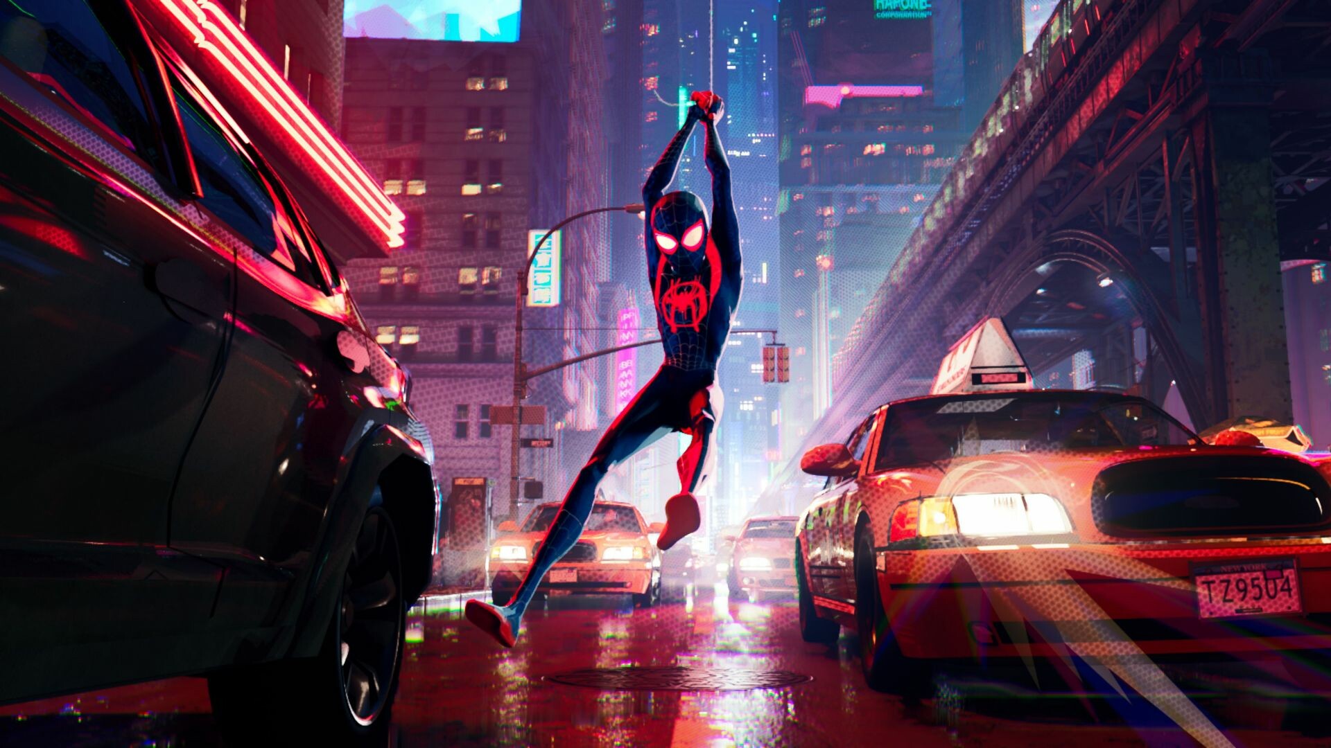 Spider-Man into the Spider-Verse, HD wallpaper, Movie image, Wallpaper's mug, 1920x1080 Full HD Desktop