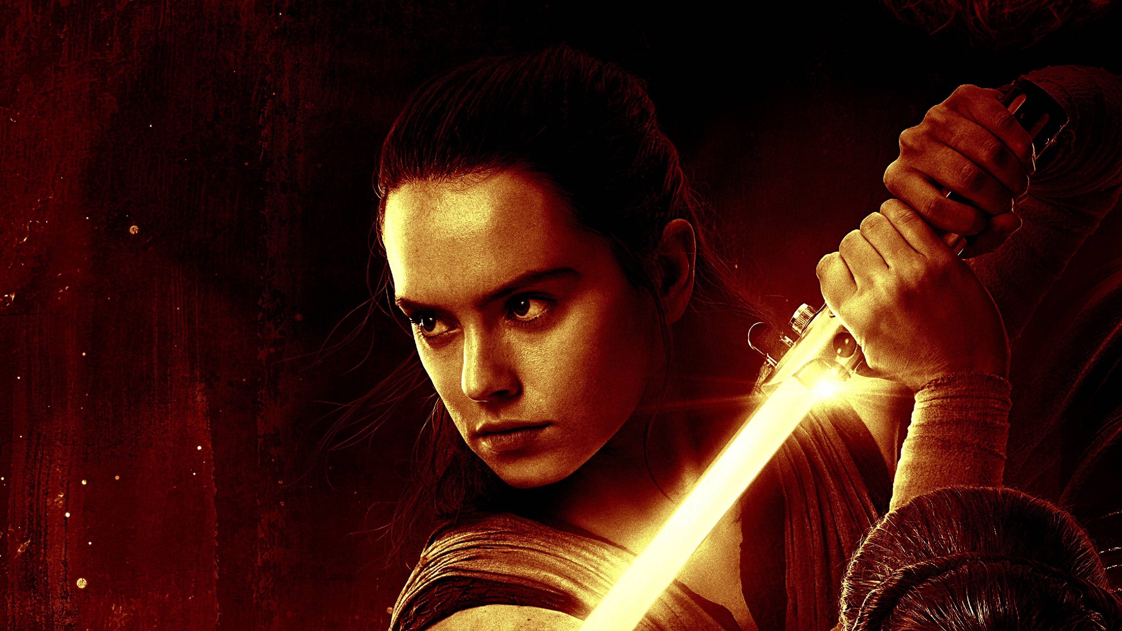 Rey (Star Wars), Empowering wallpapers, Star Wars saga, Heroic journey, 3840x2160 4K Desktop