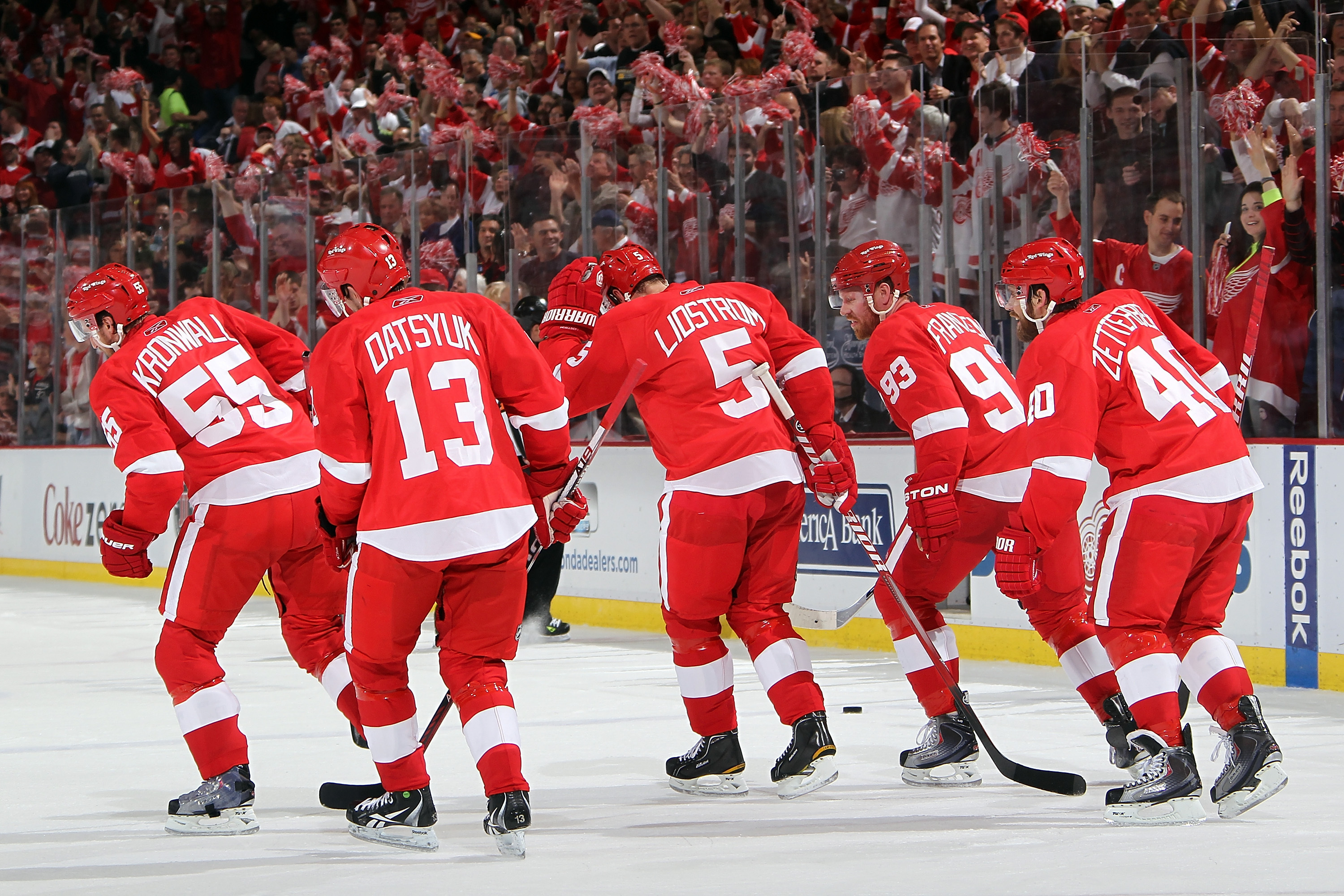 Detroit Red Wings, Computer backgrounds, Team spirit, Hockey fever, 3000x2000 HD Desktop