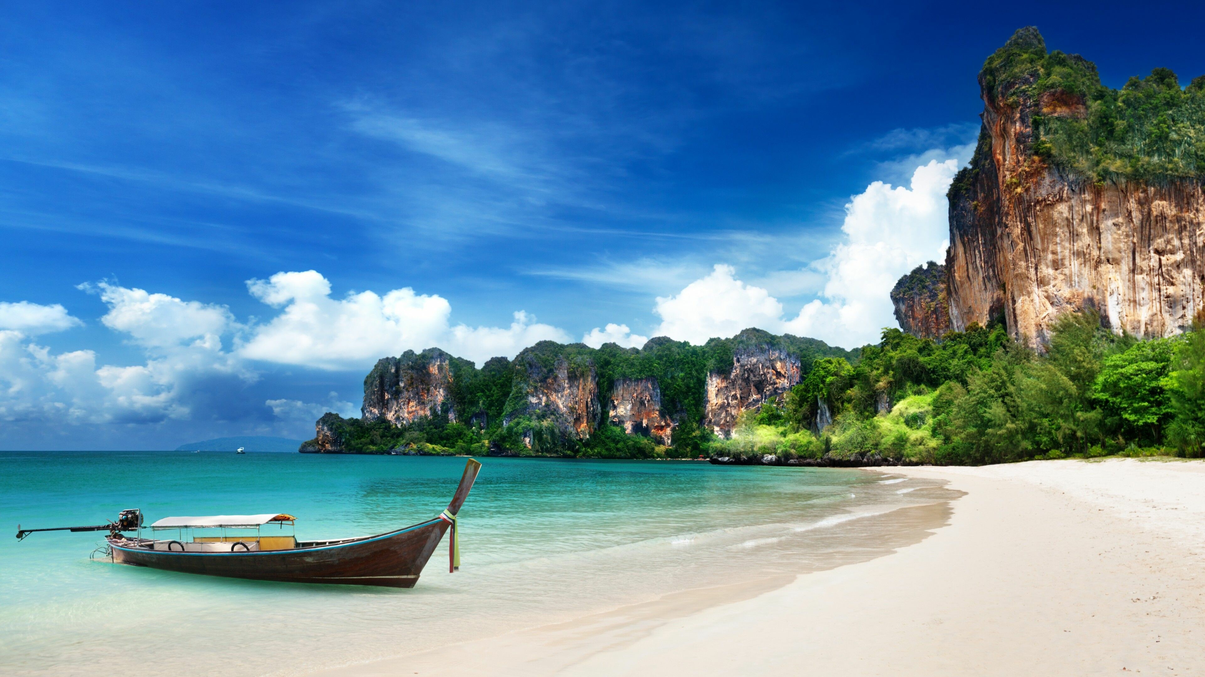 Railay Beach, Phi Phi Wallpaper, 3840x2160 4K Desktop