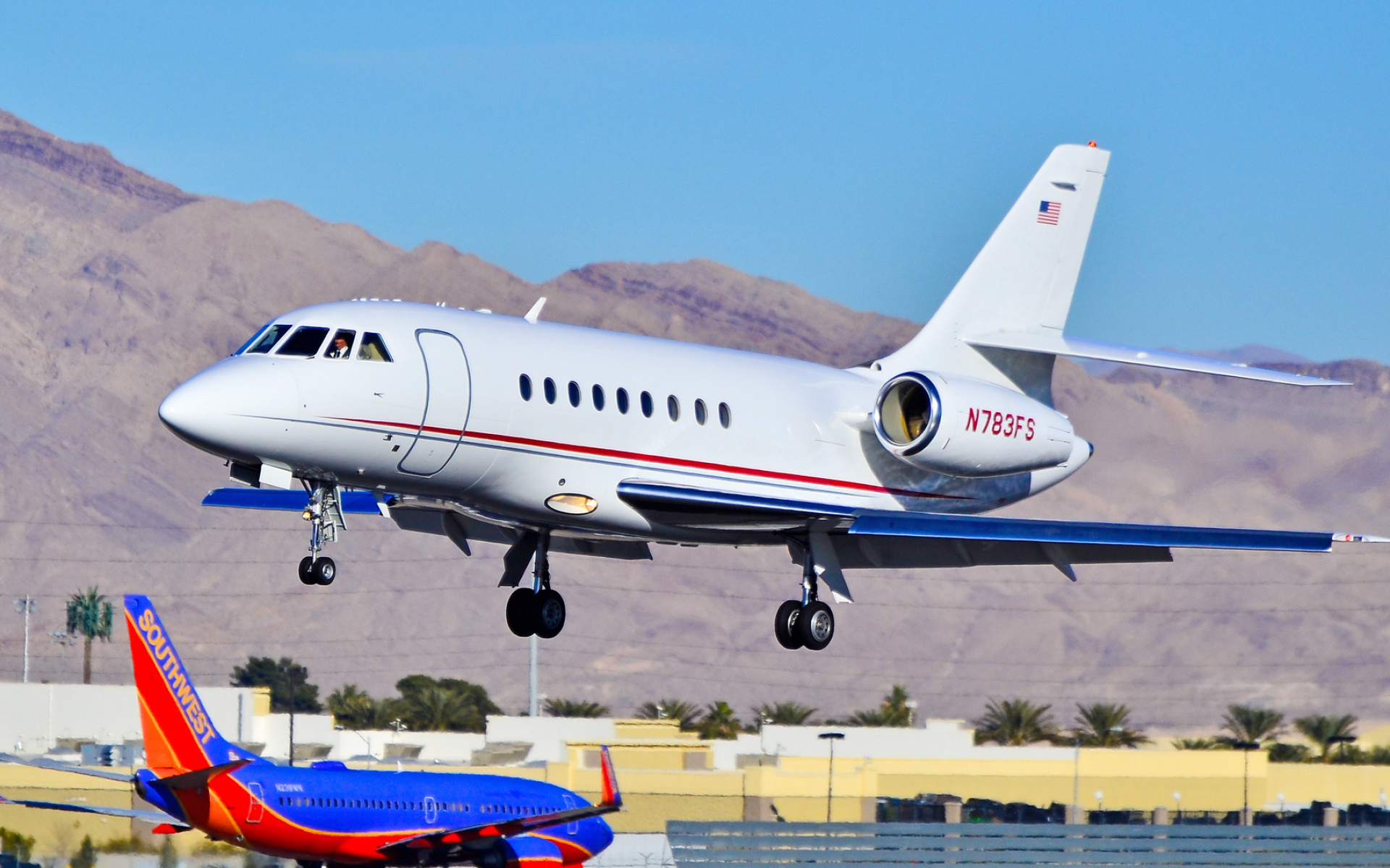 Aircraft N783FS 1995 Dassault Falcon 2000, Tomatildeiexcls del Coro photo, Aviation perfection, 1920x1200 HD Desktop
