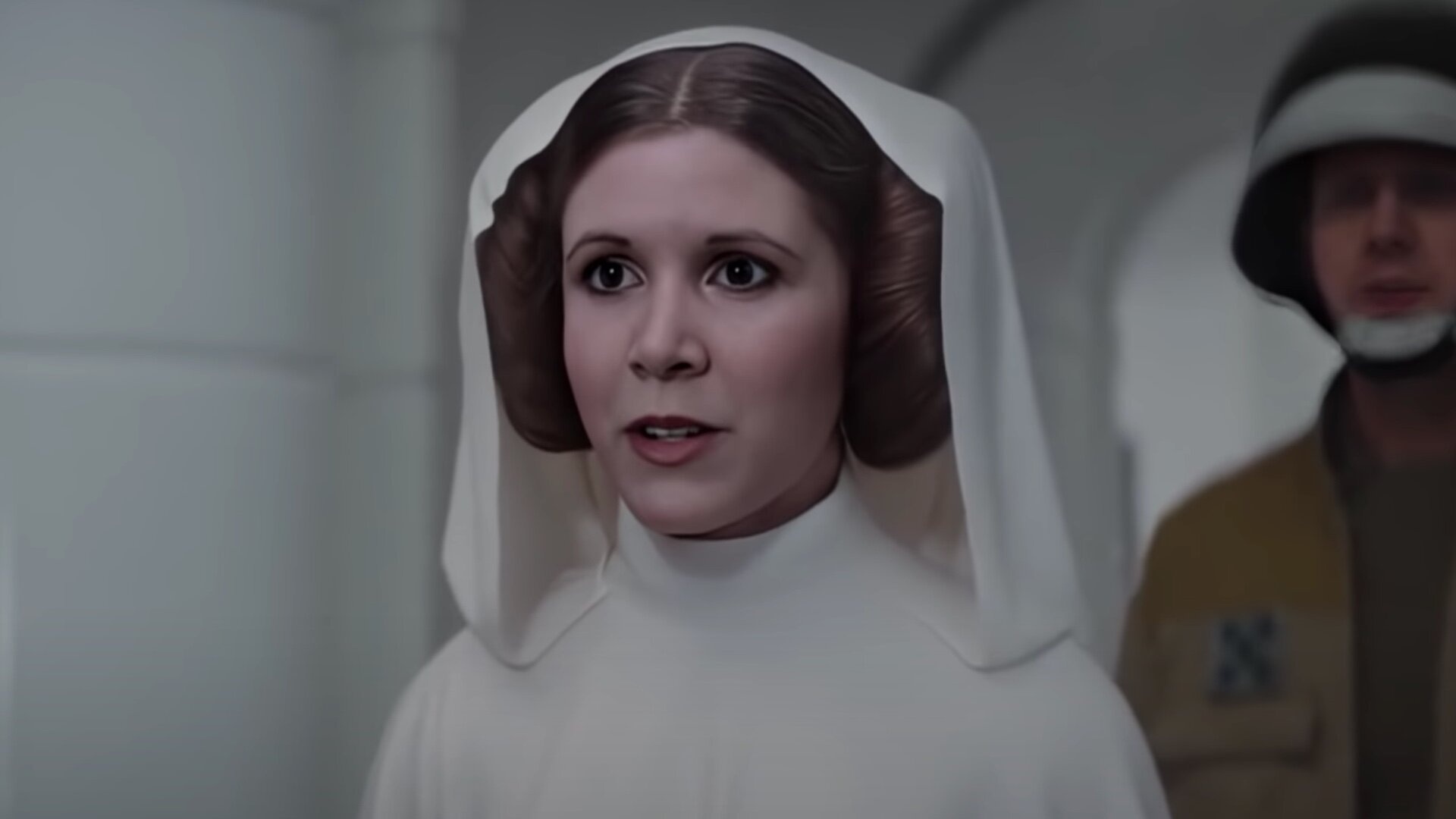 Deepfake tech, CGI Princess Leia, Rogue One, 1920x1080 Full HD Desktop