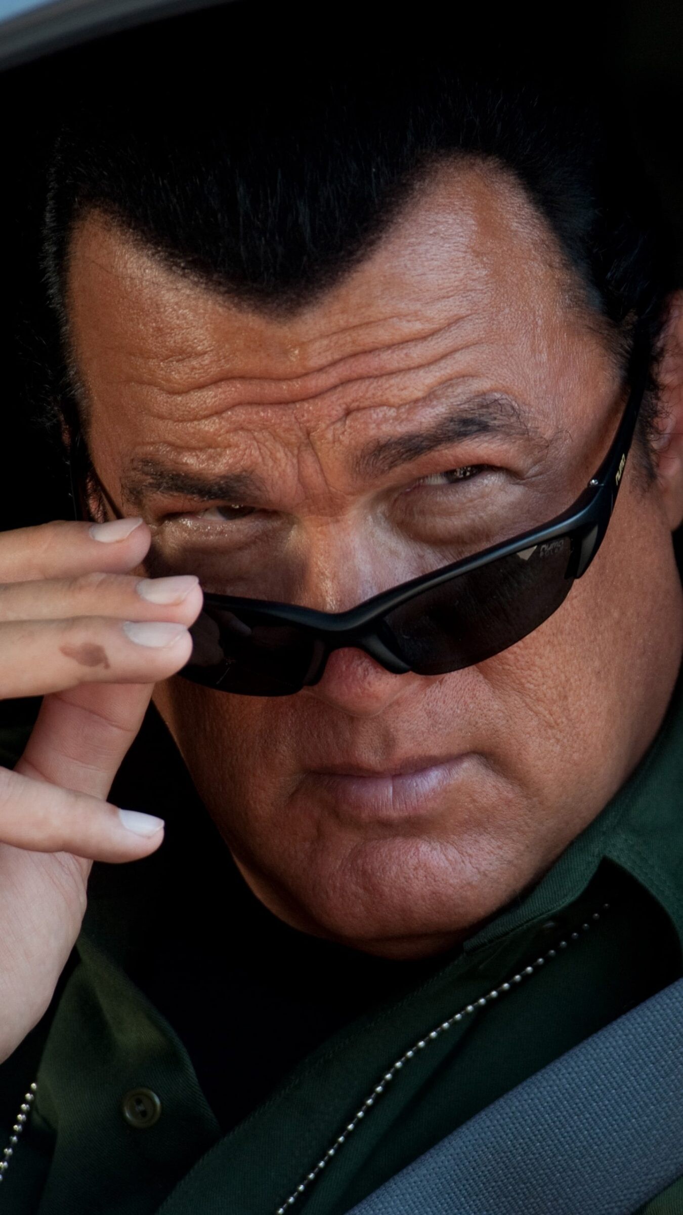Steven Seagal, HD wallpapers, Intense action scenes, On-screen presence, 1350x2400 HD Phone