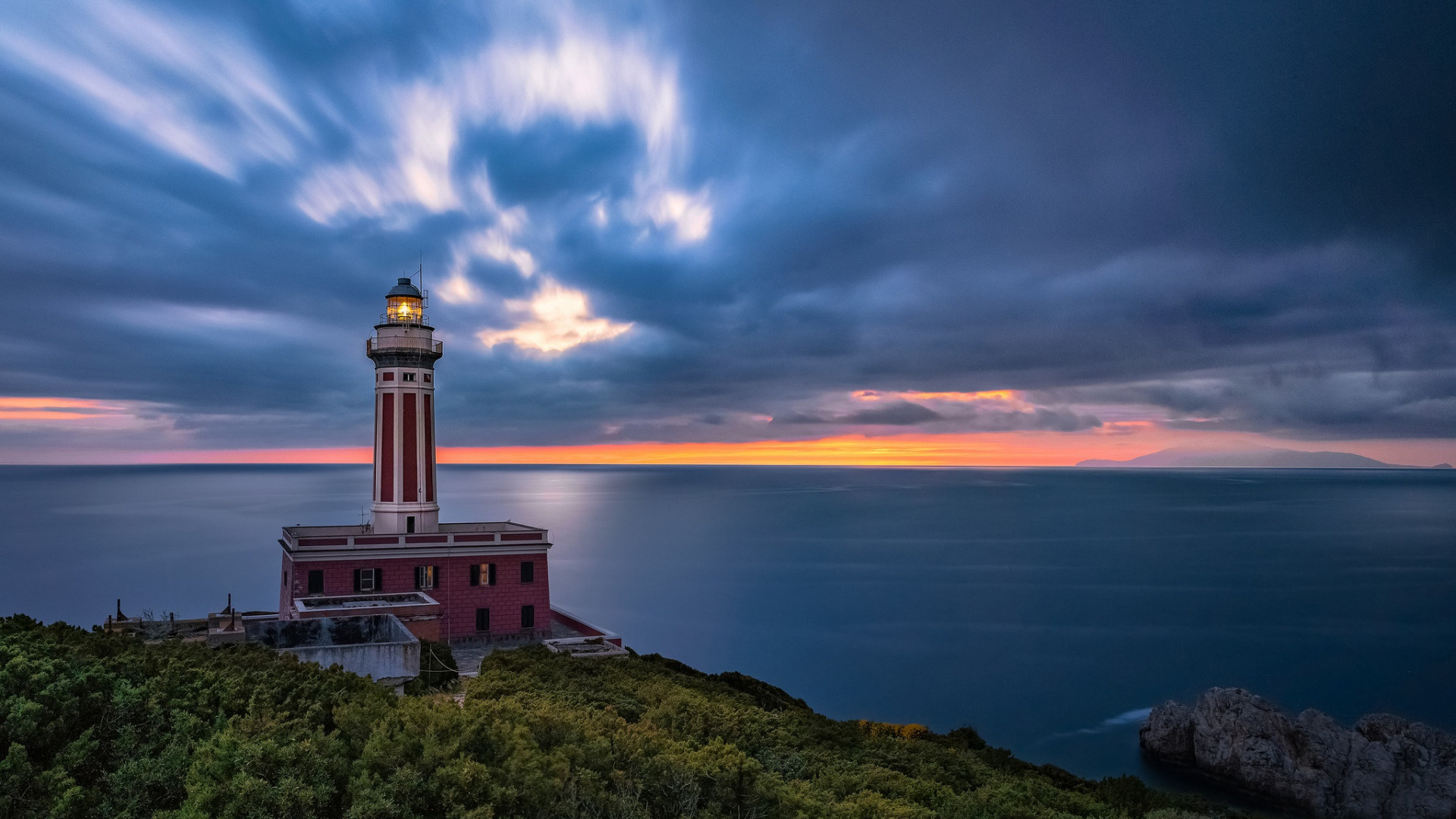 Punta Carena, Naples (Italy) Wallpaper, 1920x1080 Full HD Desktop