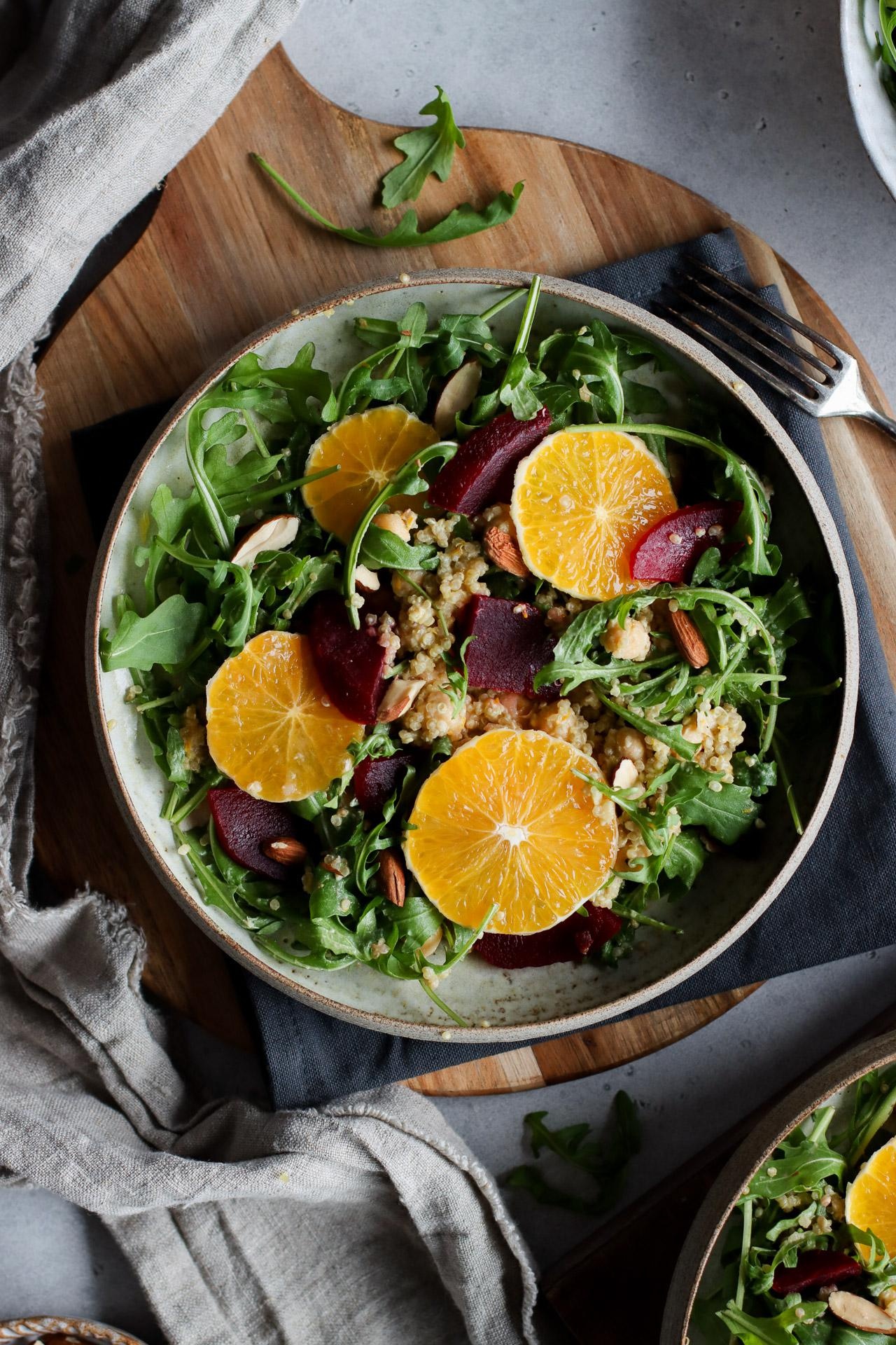 Beetroot salad, Quinoa Wallpaper, 1280x1920 HD Phone