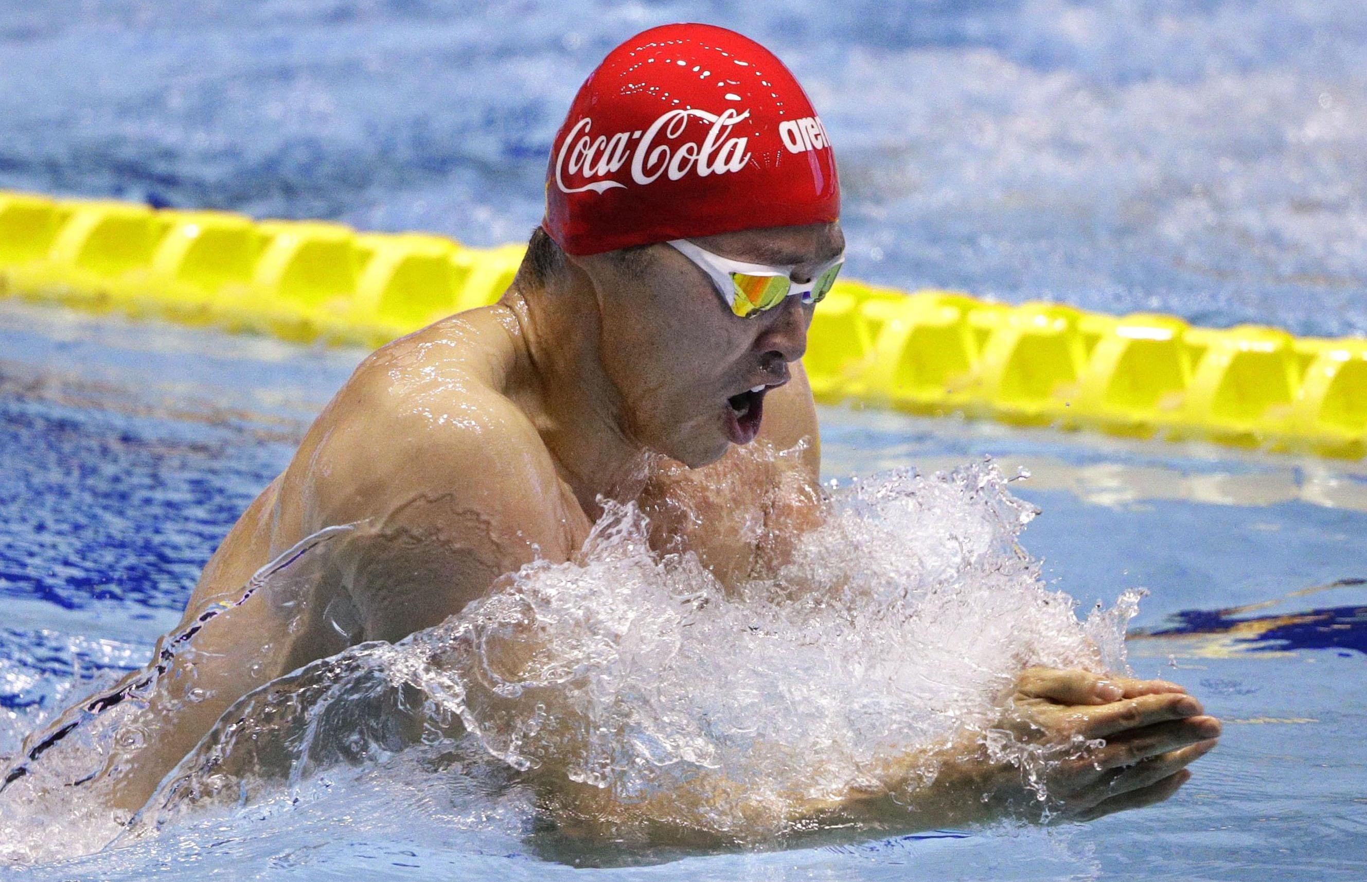 Kitajima's spot, 200m breaststroke final, Japanese swimmer, The Japan Times, 2660x1720 HD Desktop