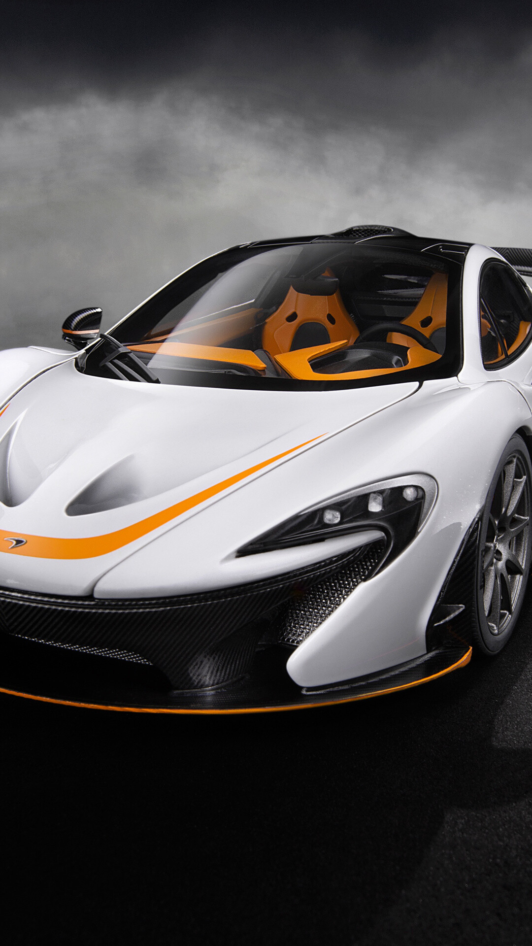 McLaren Auto, White McLaren P1 convertible, Dream car wallpaper, Open-air exhilaration, 1080x1920 Full HD Phone