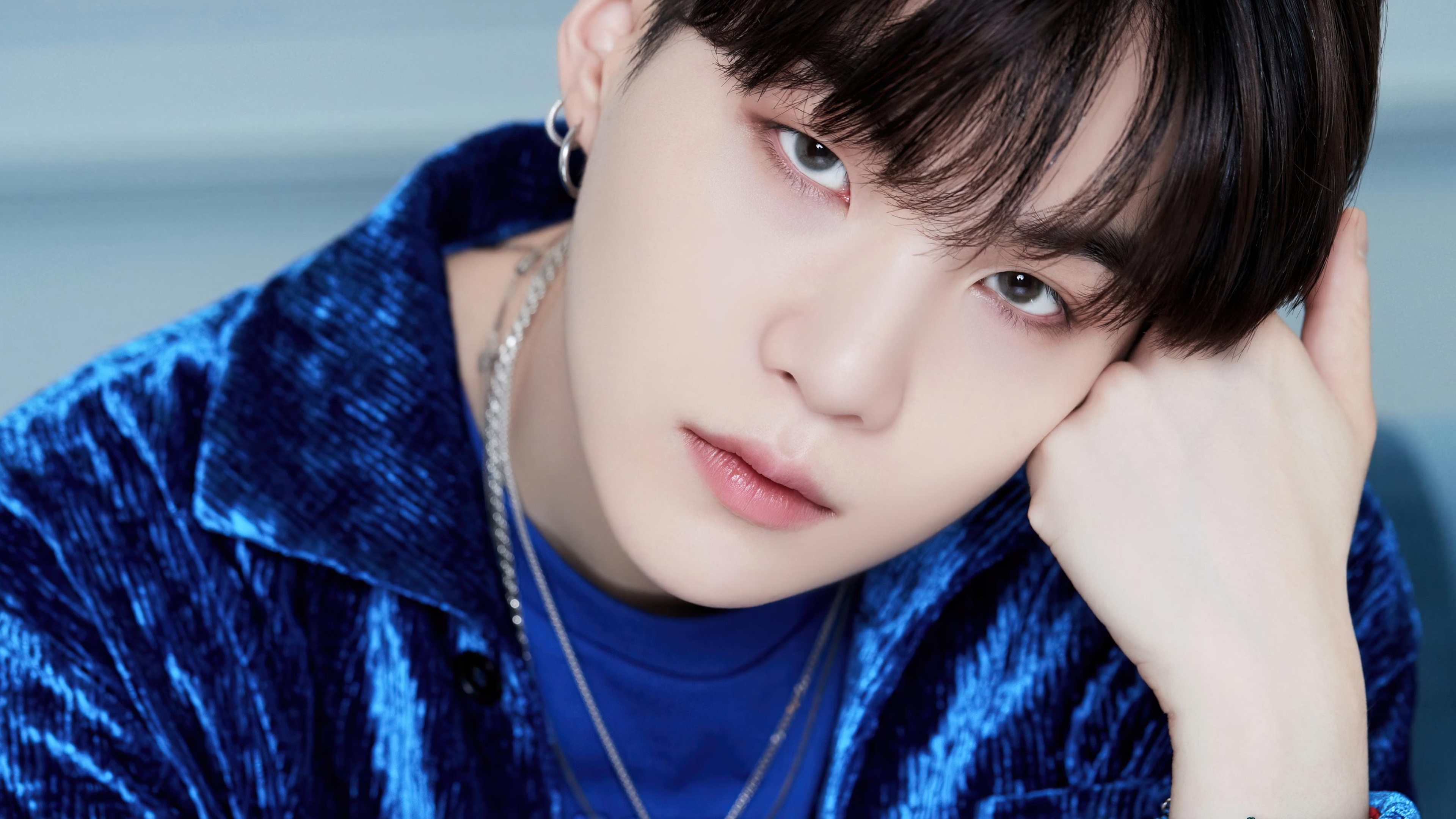 Suga (BTS), Aesthetic wallpaper, Captivating artist, HD quality, 3840x2160 4K Desktop