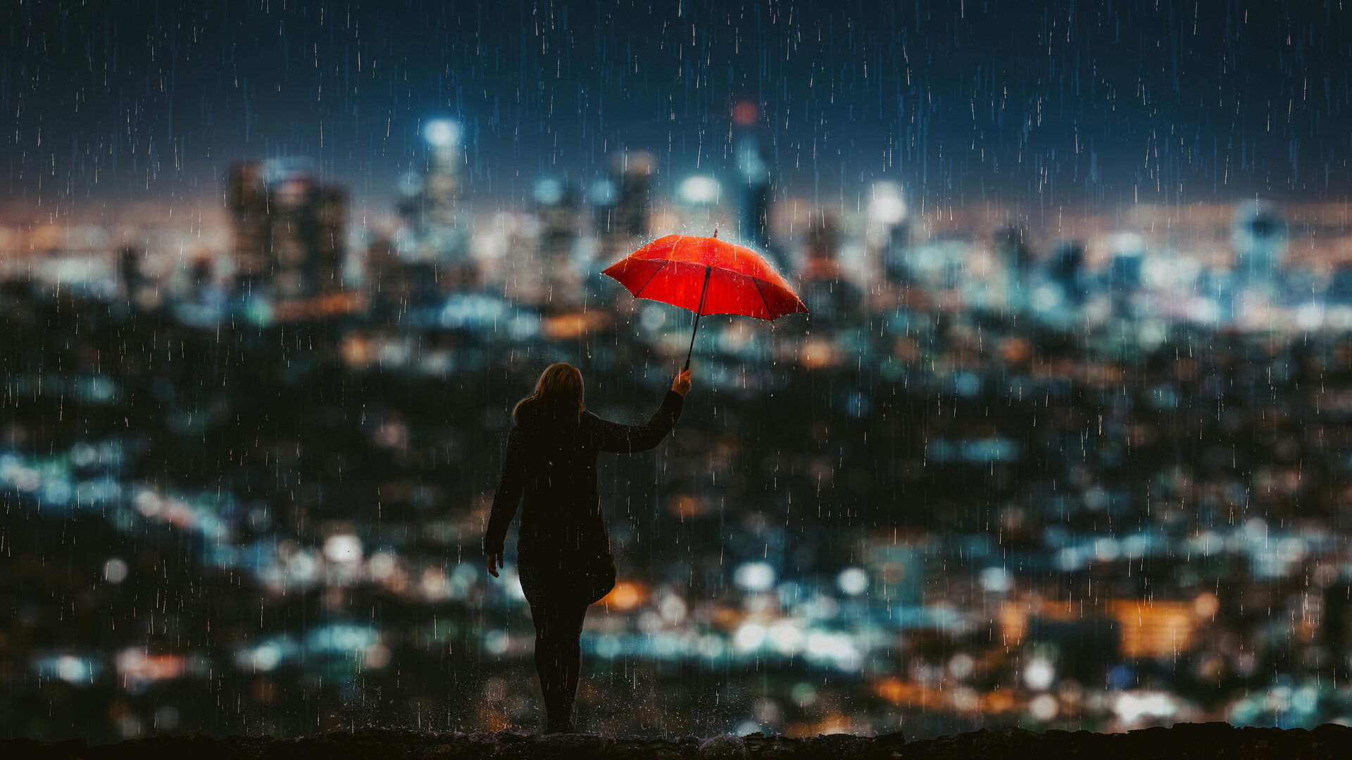 Catch the rain, 4K laptop, 1920x1080 Full HD Desktop