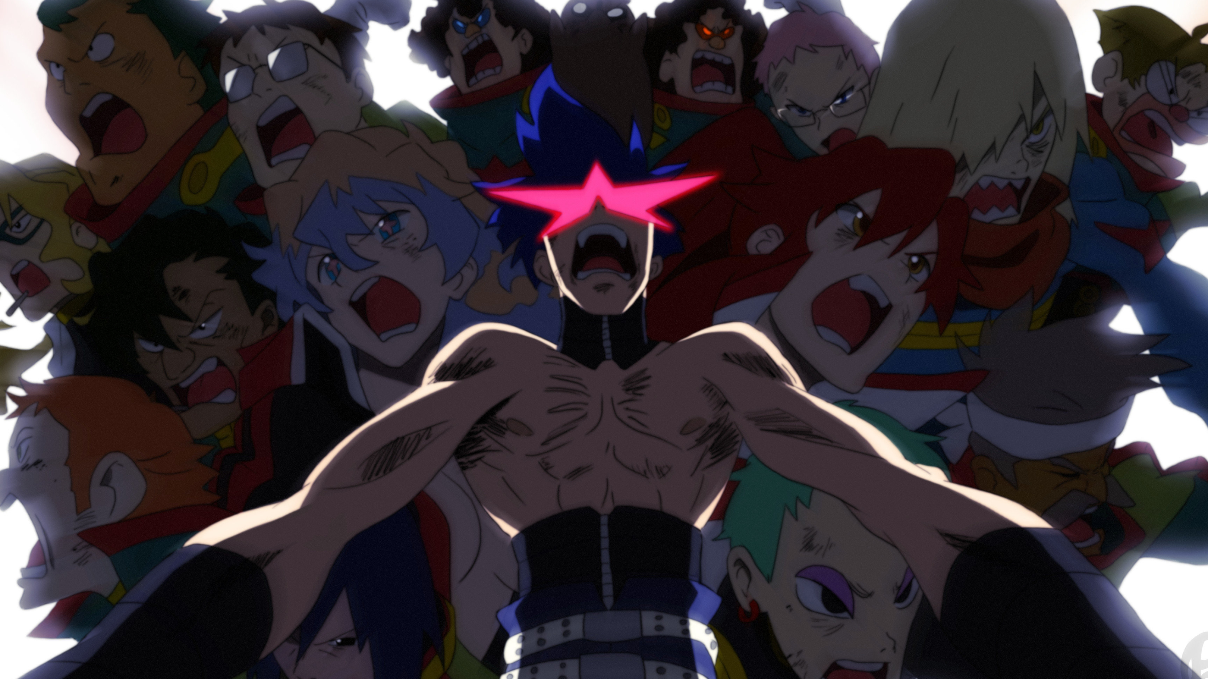 Kamina, Tengen Toppa Gurren Lagann, HD wallpapers, Desktop backgrounds, 3840x2160 4K Desktop